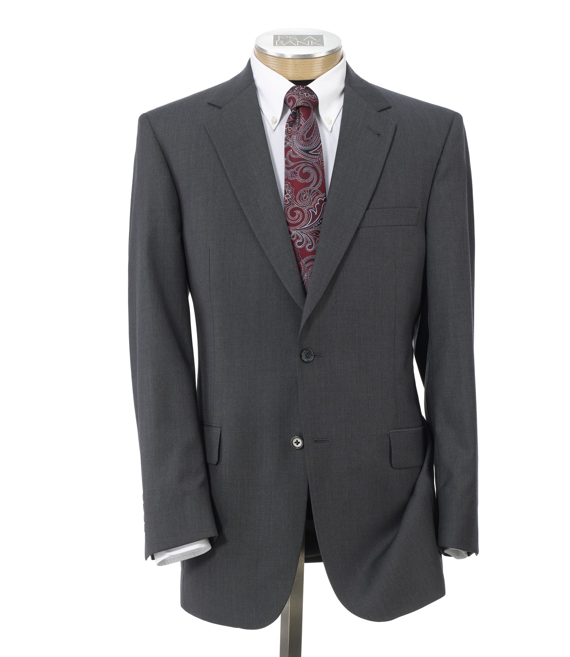 NEW! Signature Tropical Weave 2-Button Center Vent Suit- Sizes 44 X-Long-52