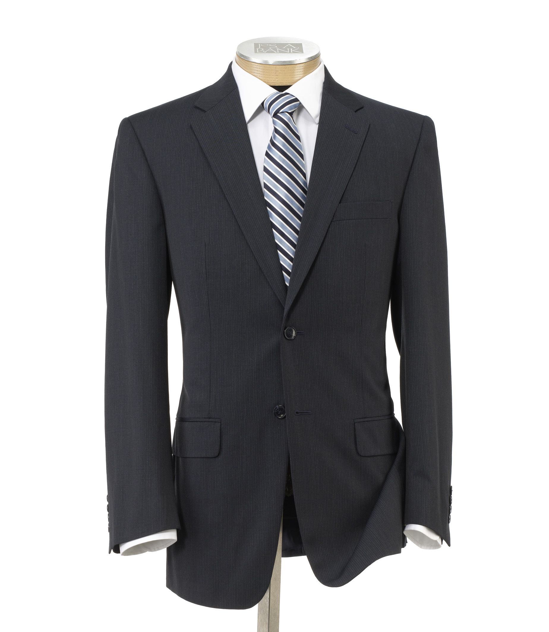 Traveler Tailored Fit 2-Button Suit with Plain Front Trousers