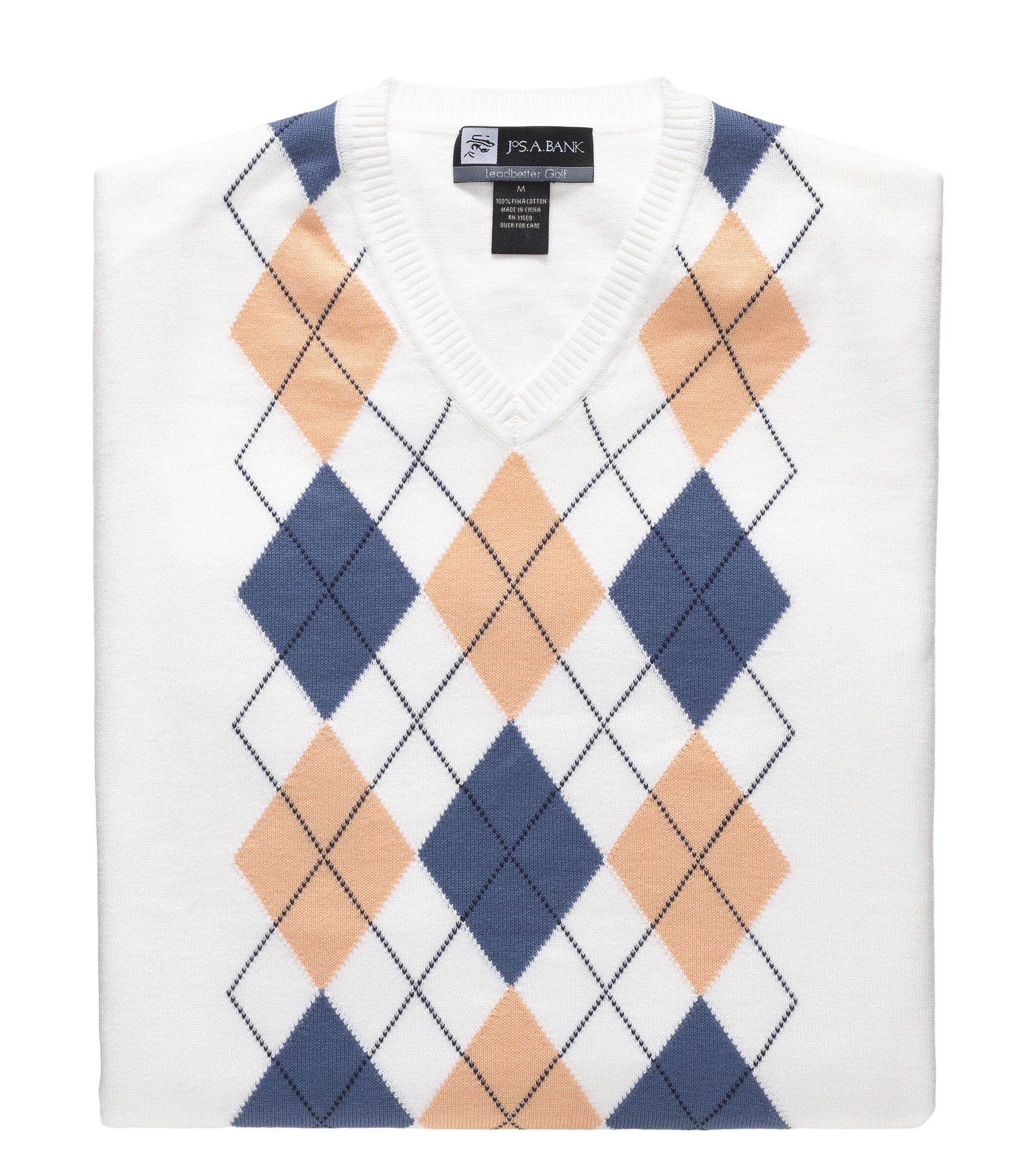 David Leadbetter Argyle Vest