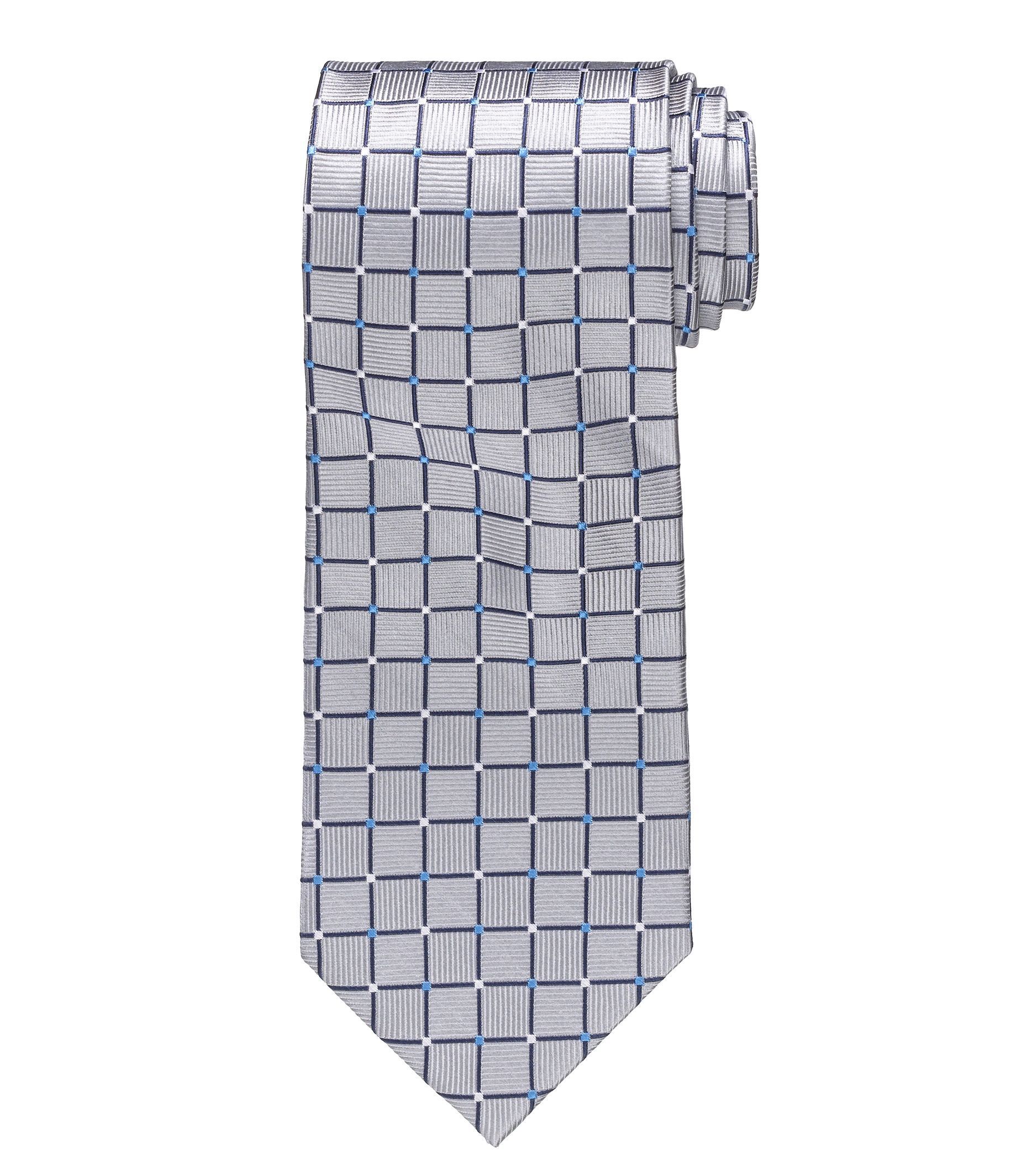 Grid Patterned Tie 61" Long