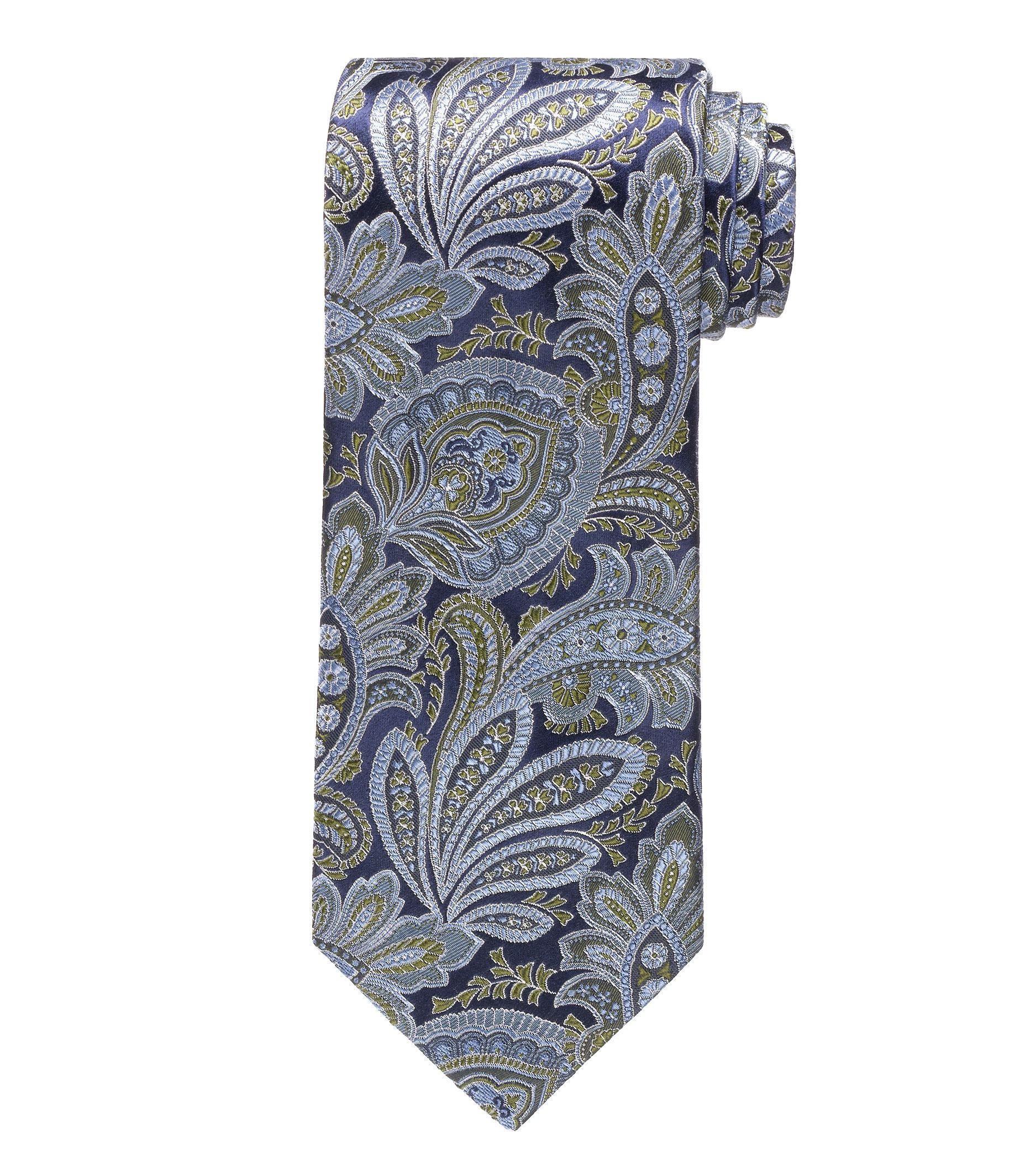 Signature Paisley Long Tie