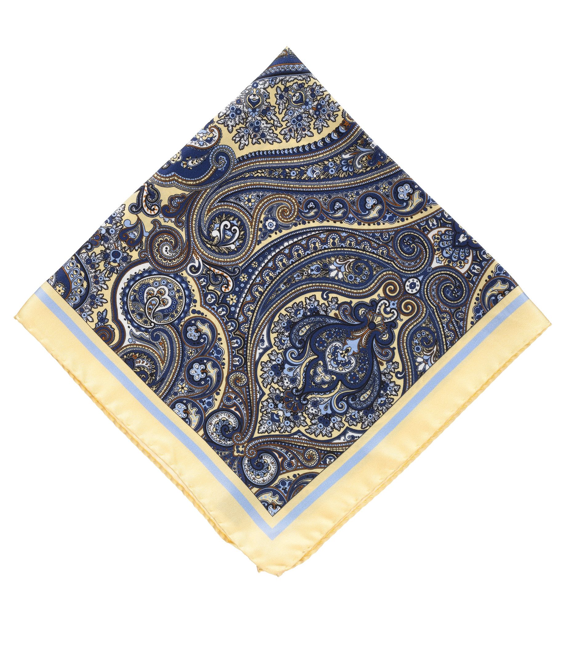Tapestry Pocket Square- Yellow