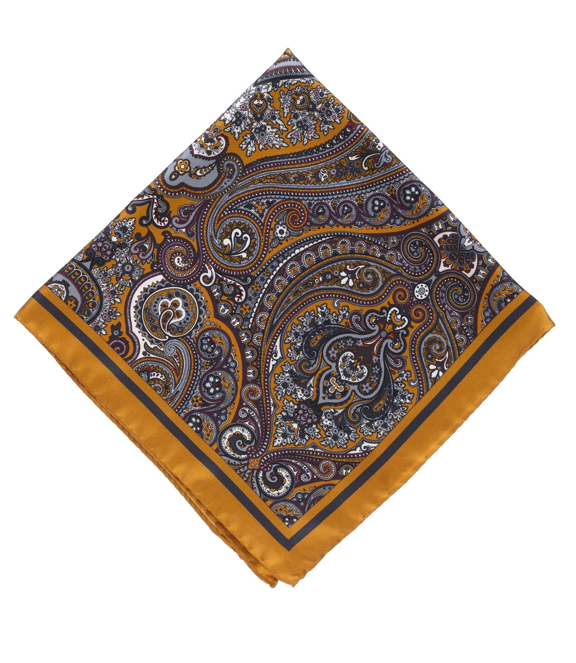 Tapestry Pocket Square- Rust