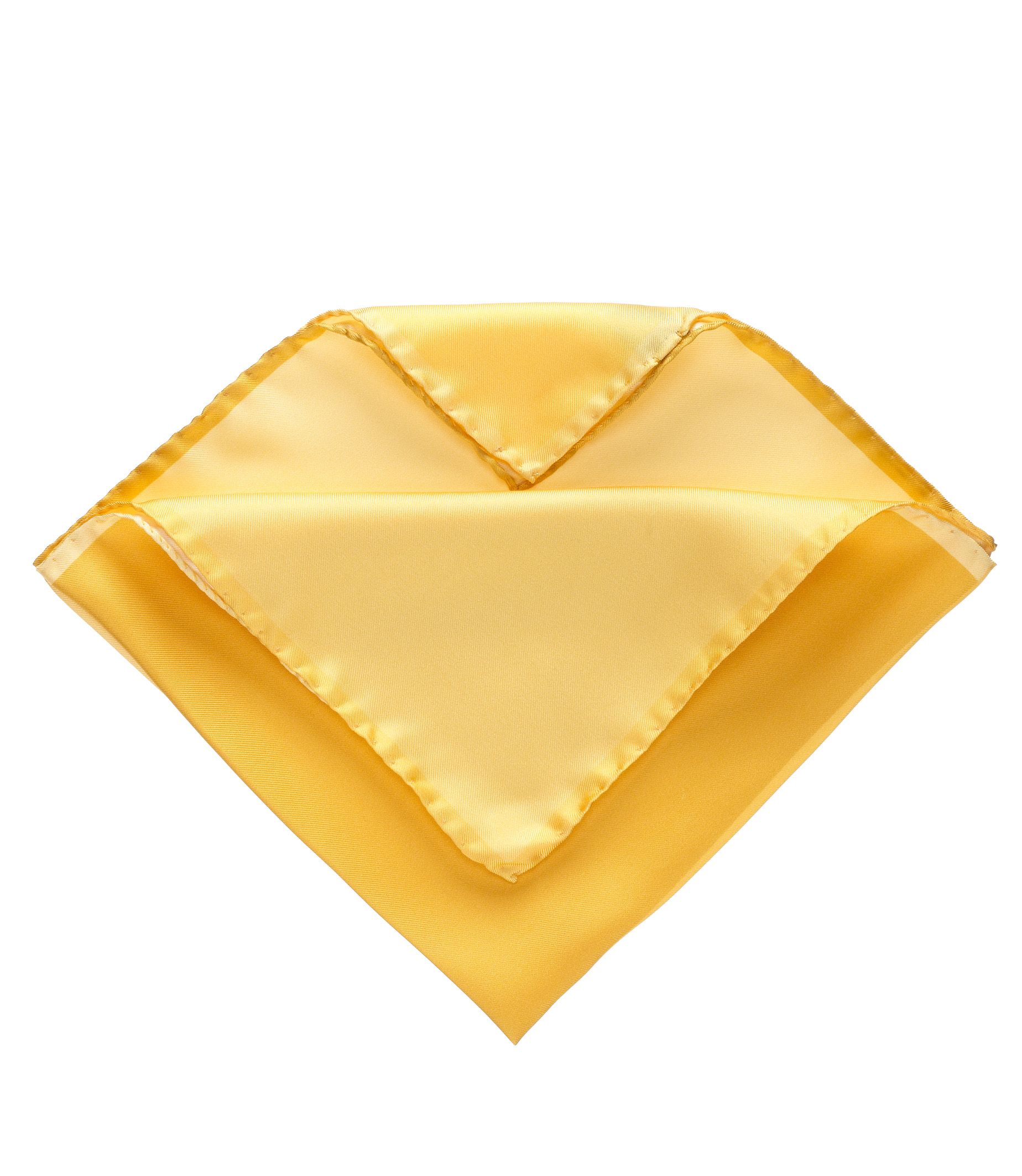 Four Color Solid Pocket Square- Yellow