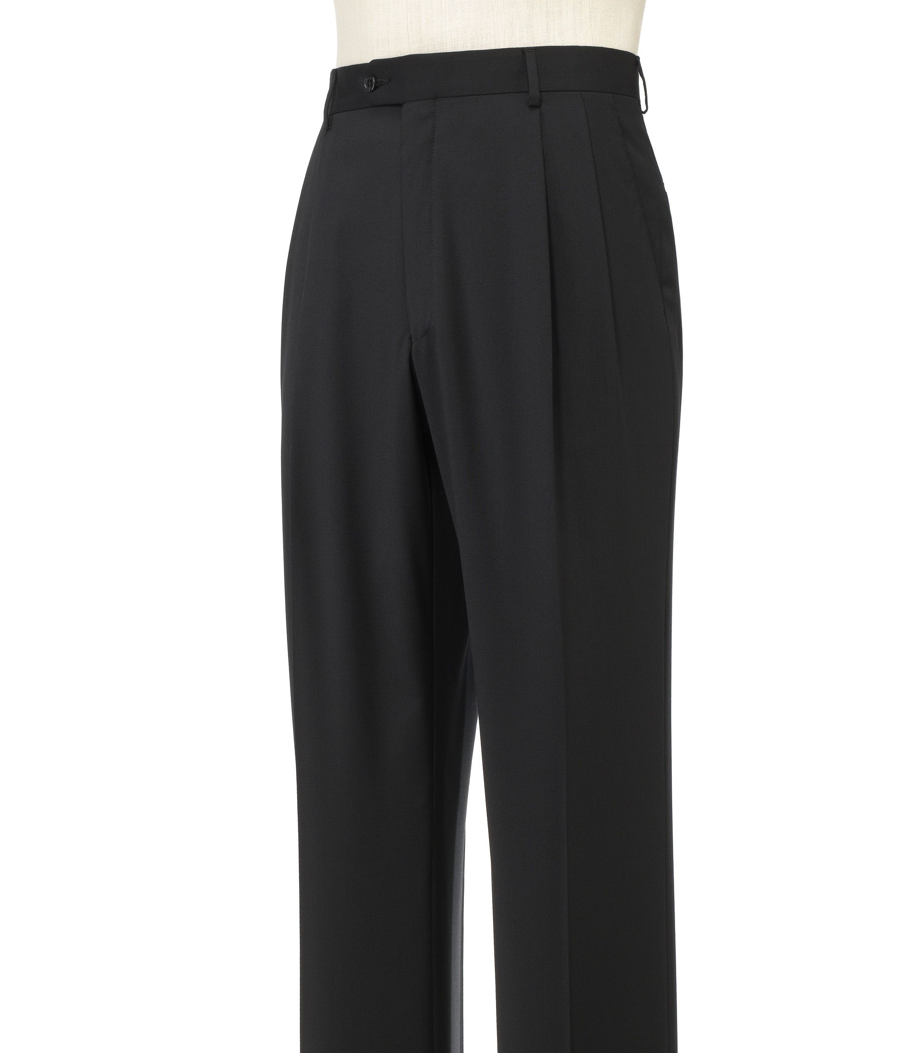 Signature Pleated Front Tailored Fit Trousers