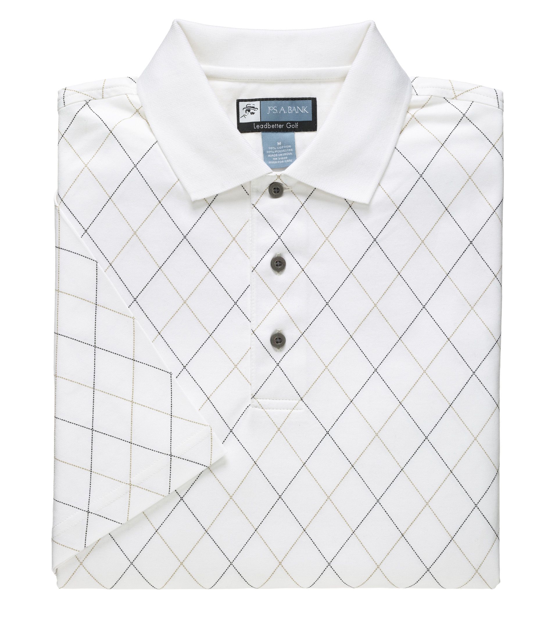 David Leadbetter Stays Cool Golf Polo with Fast-Dry Fabric