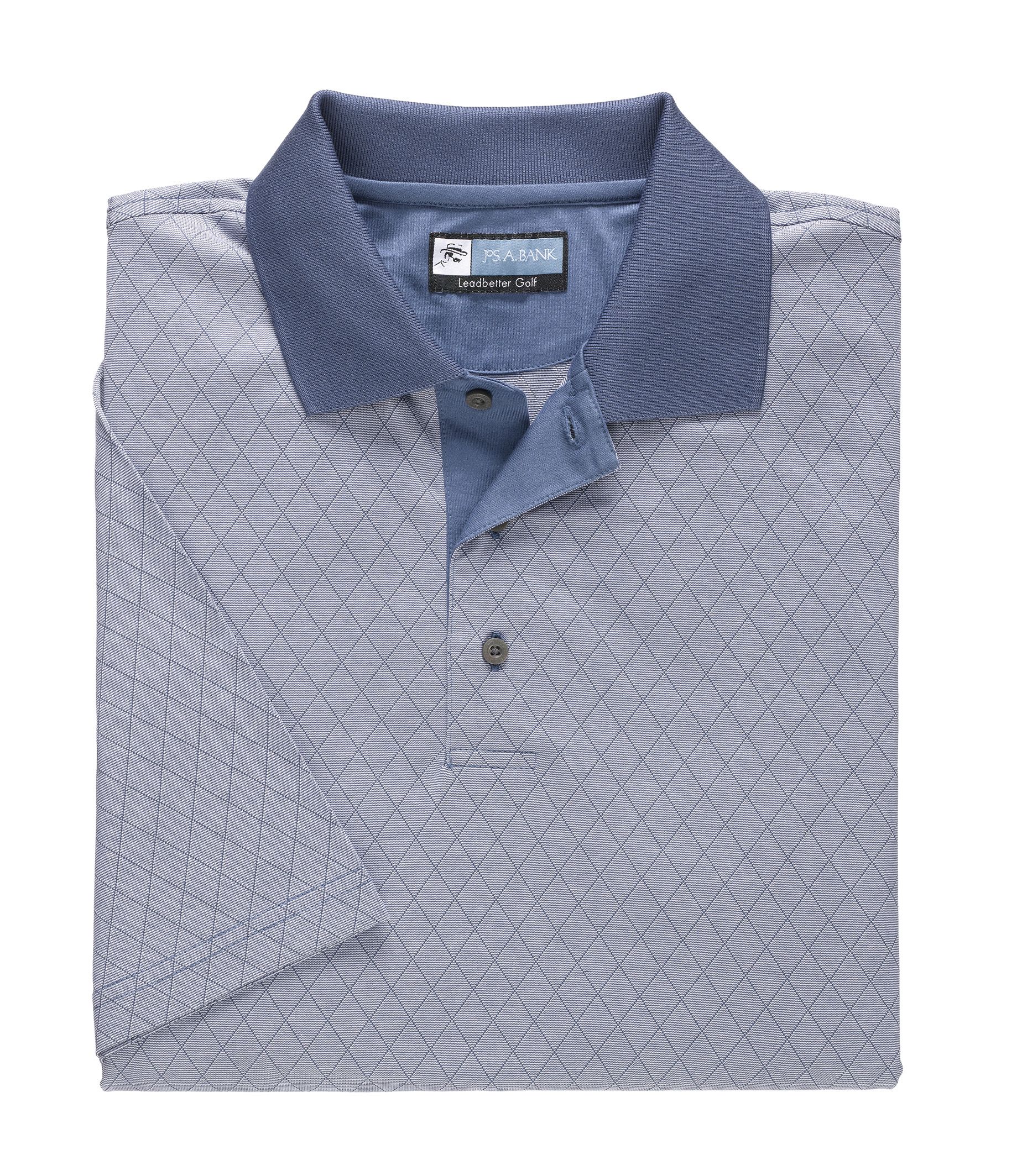 David Leadbetter Stays Cool Golf Polo with Fast-Dry Fabric