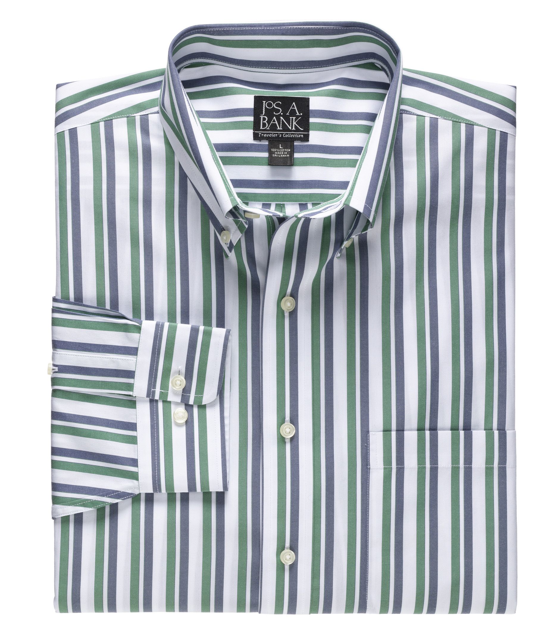 Traveler Buttondown Long-Sleeve Sportshirt