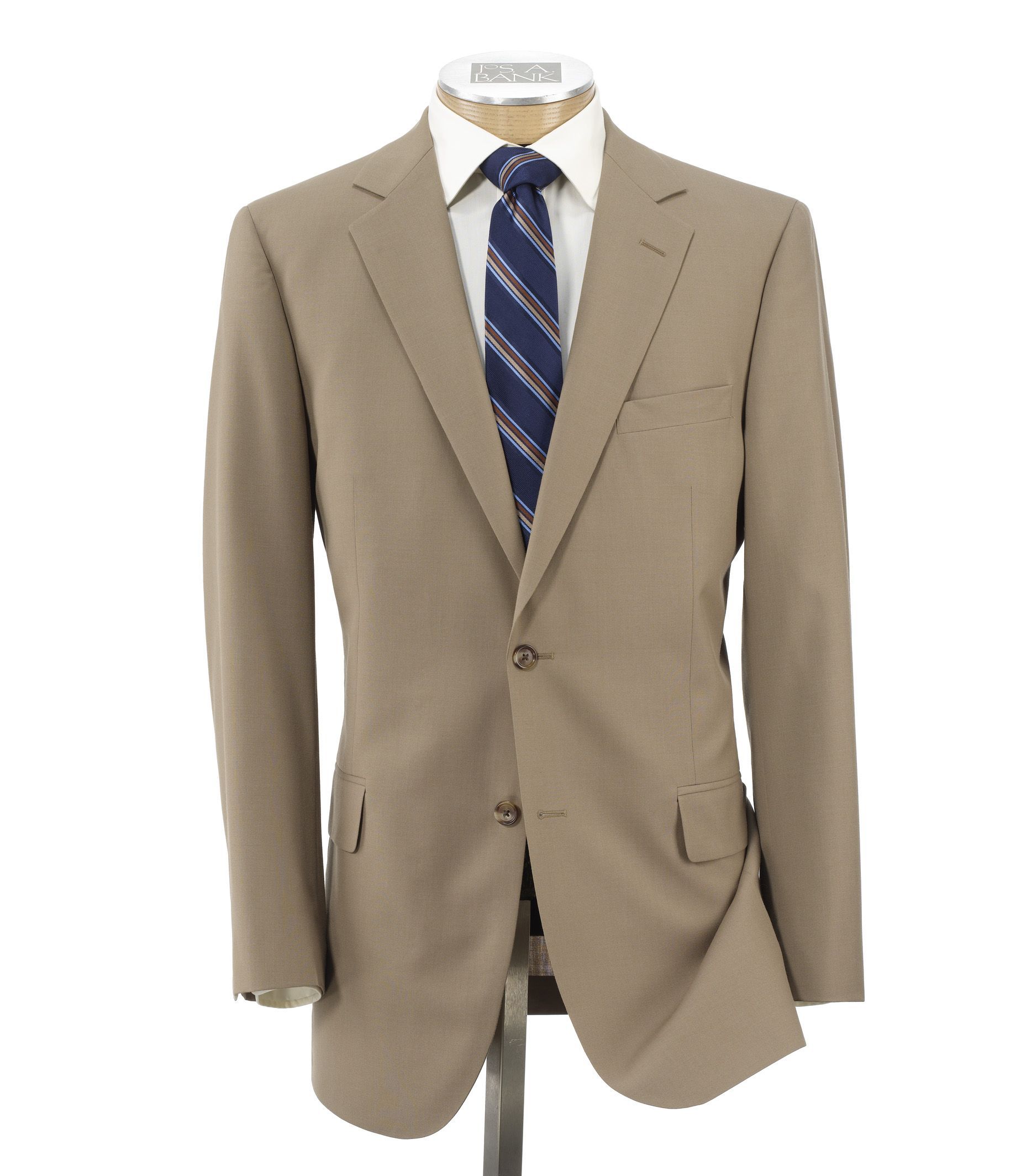 Stays Cool 2-Button Suit with Plain Front Trousers