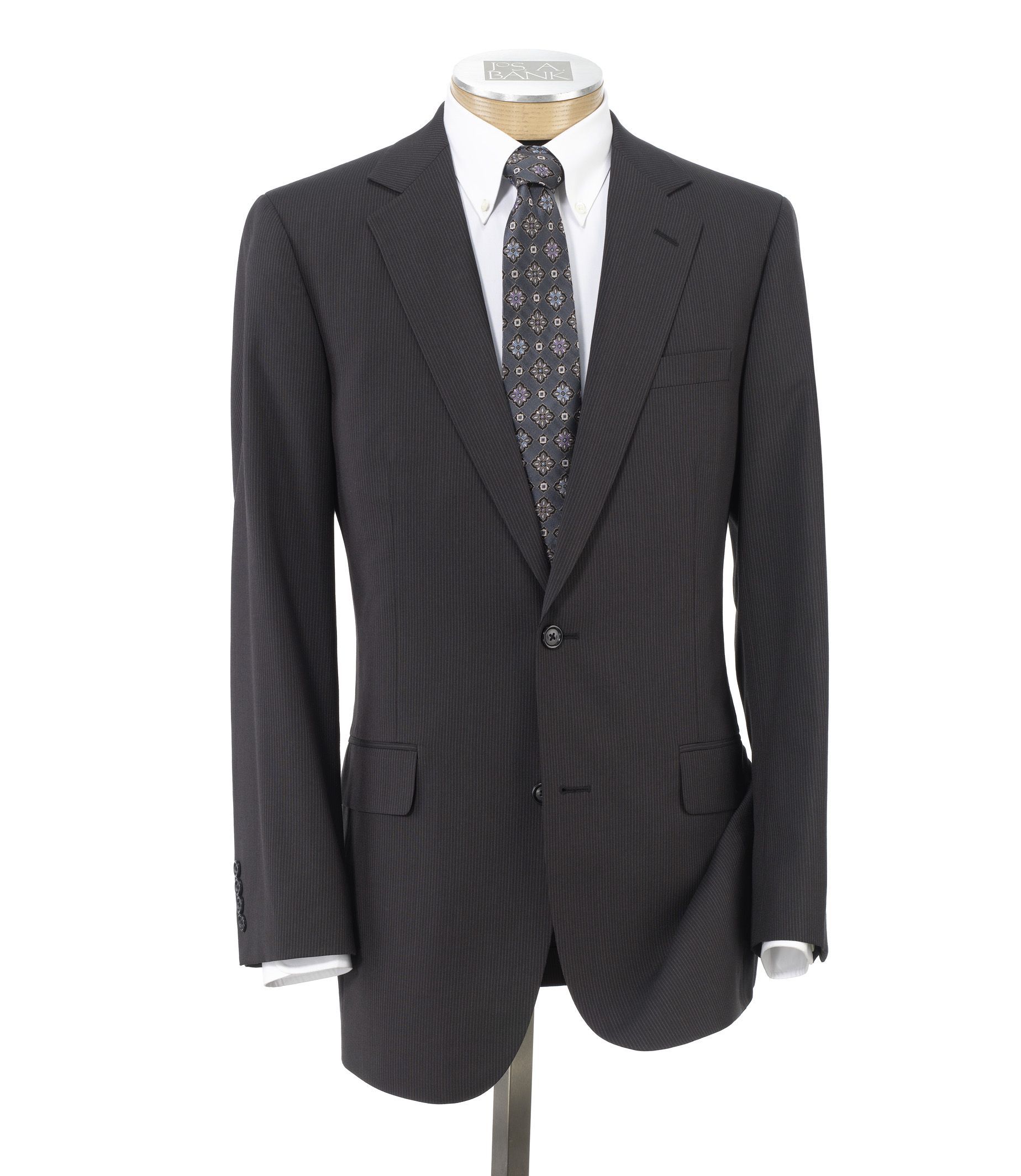 Stays Cool 2-Button Suit with Plain Front Trousers