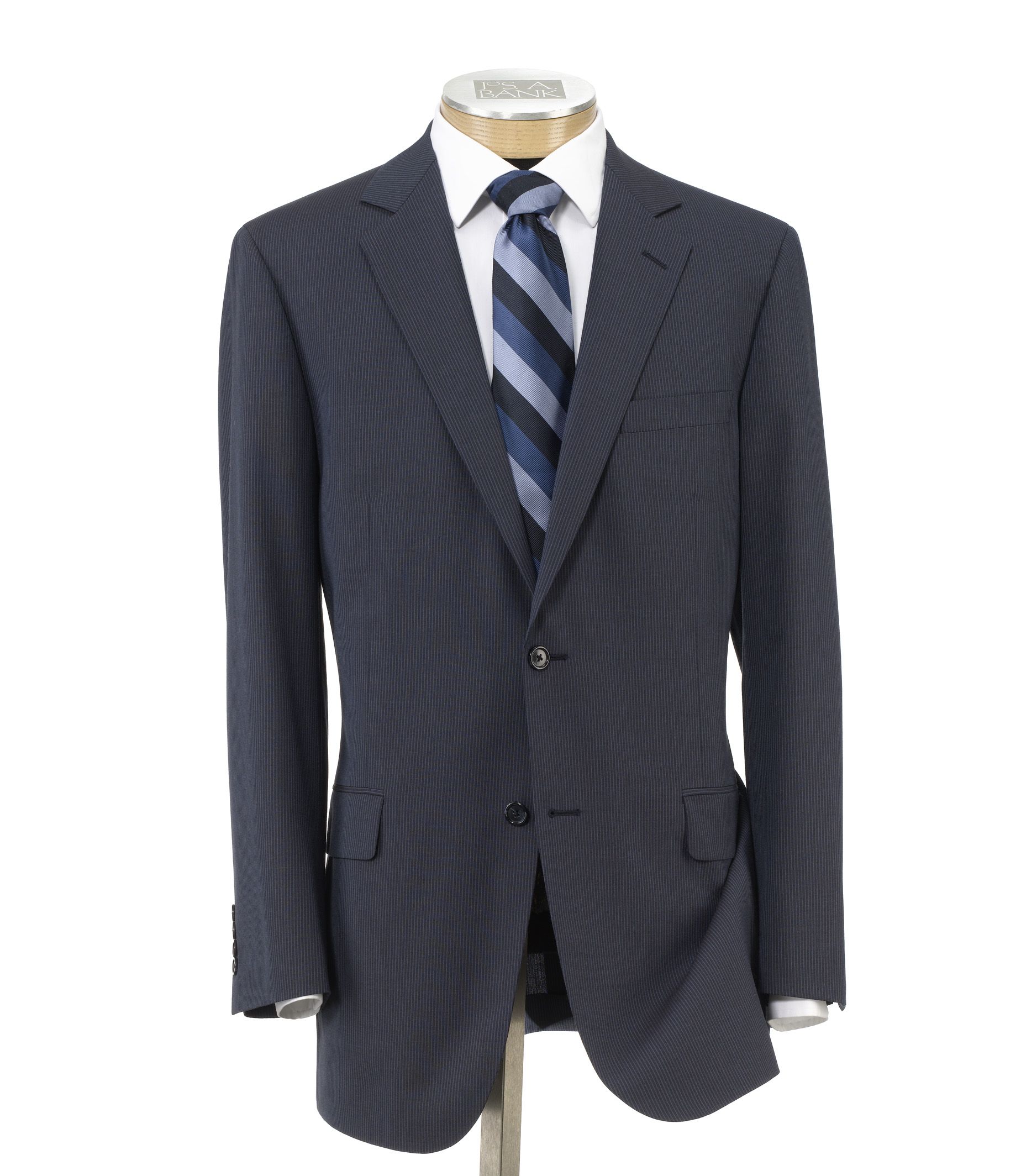 Stays Cool 2-Button Suit with Plain Front Trousers