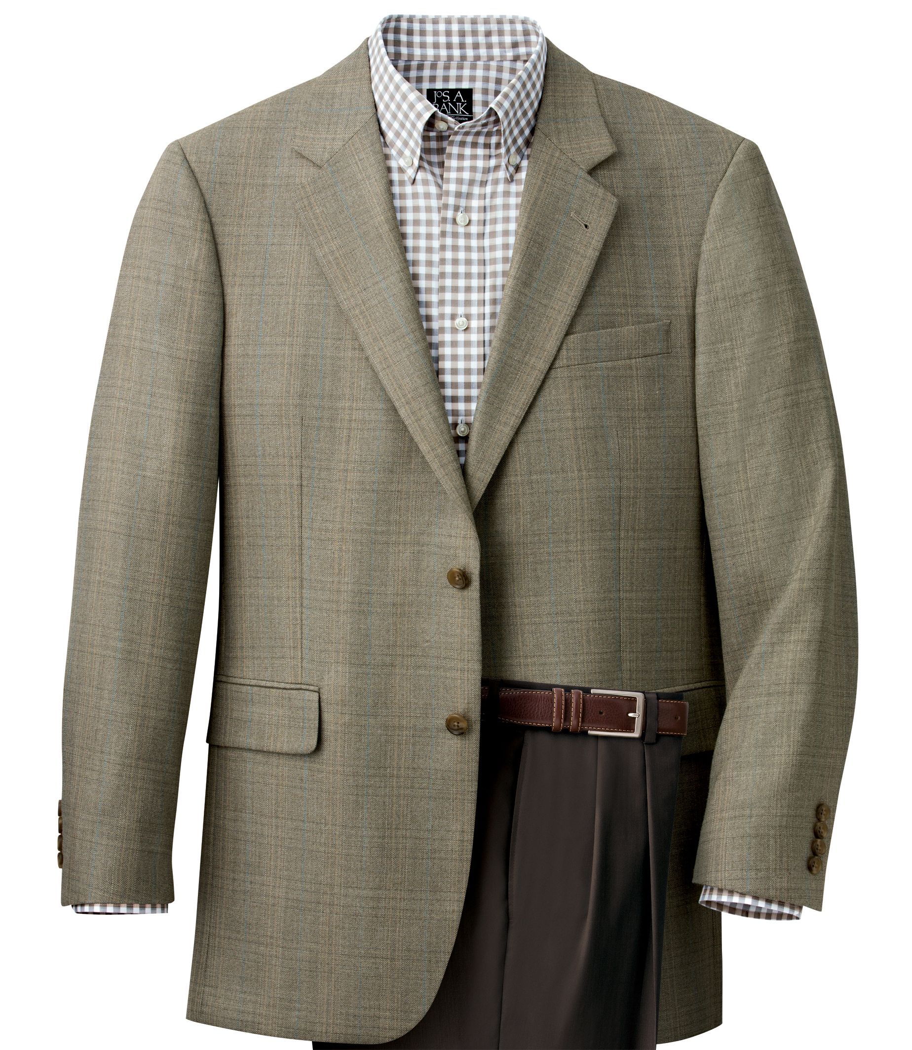 Signature 2-Button Wool Patterned Sportcoat