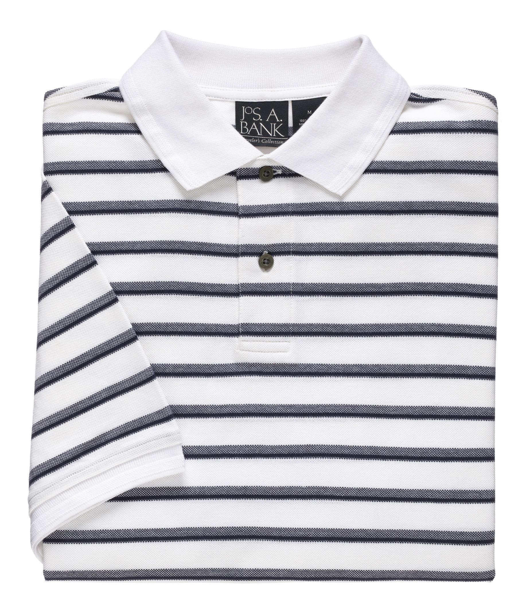 Traveler Striped Short Sleeve Polo Big/Tall