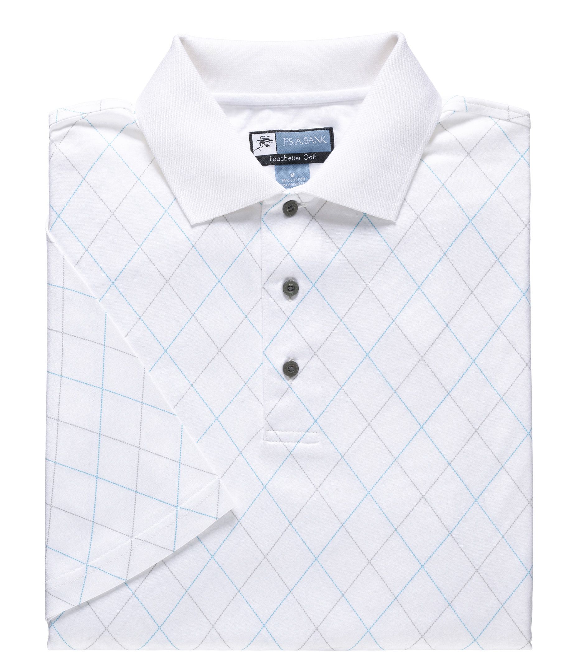 David Leadbetter Stays Cool Golf Polo with Fast-Dry Fabric