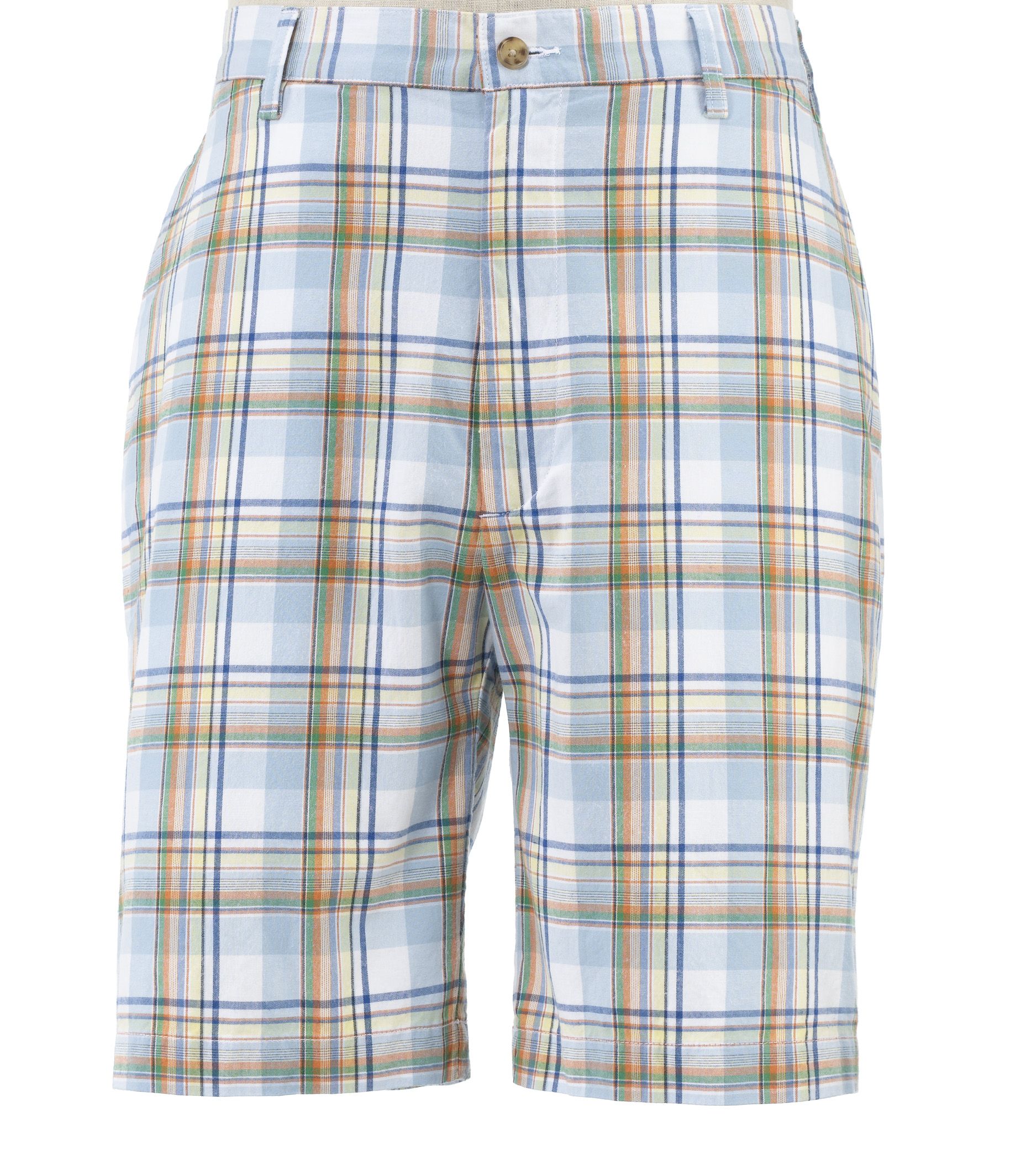Poplin Plain Front Shorts