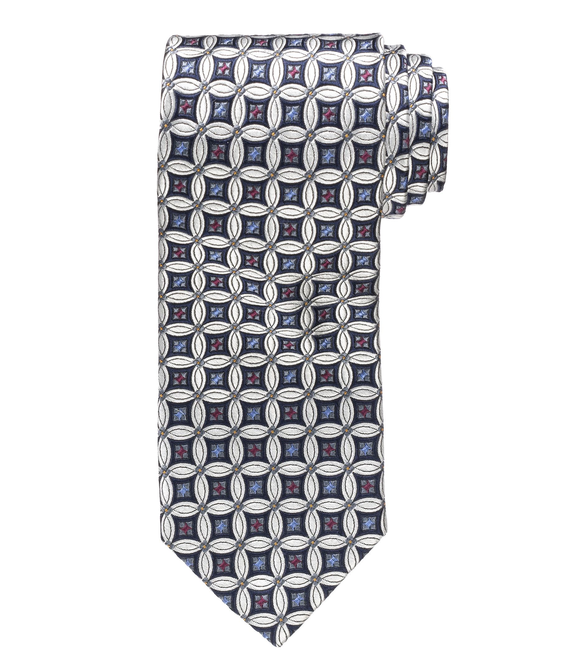Signature Gold Connected Circles Tie 61" Long