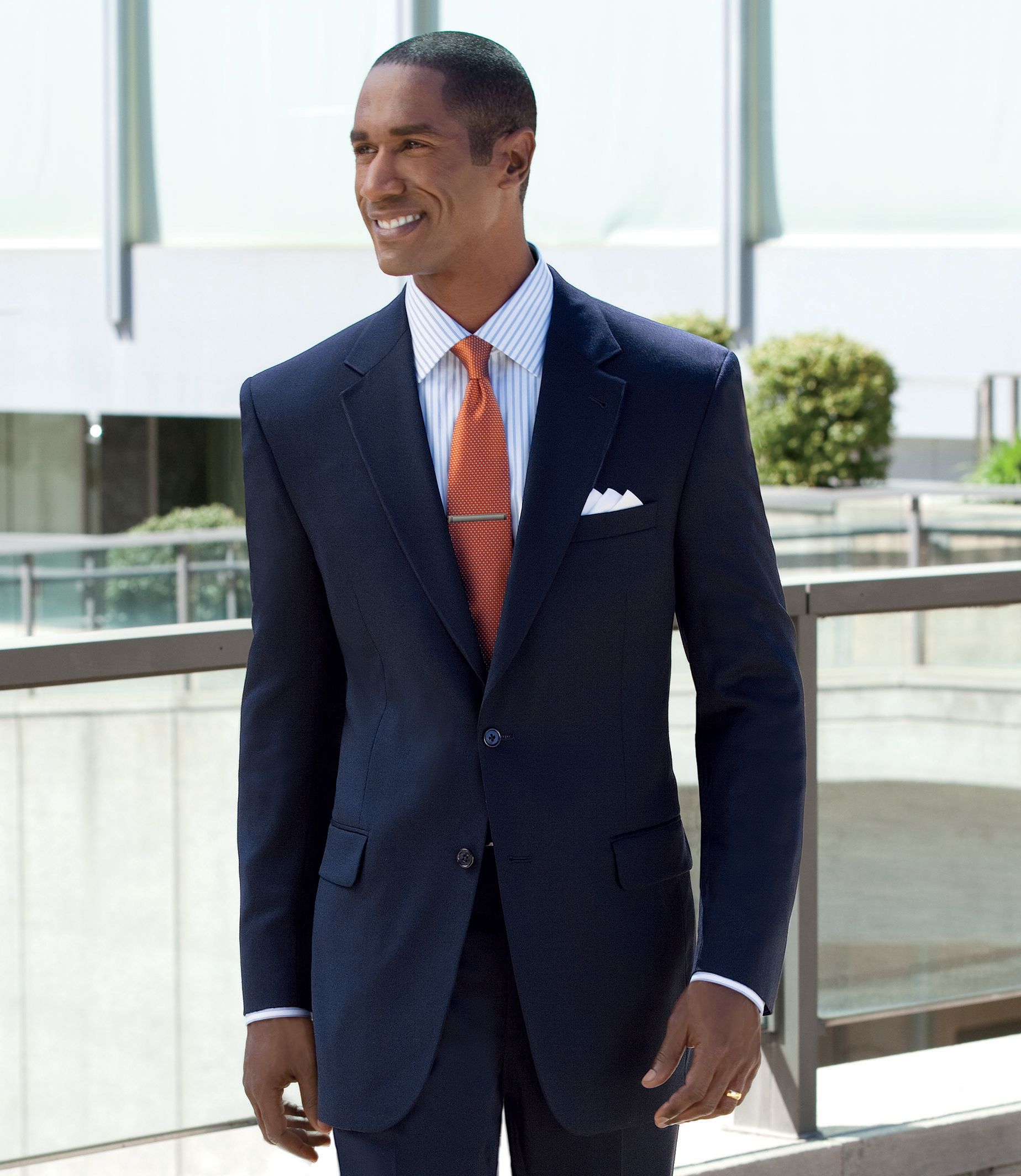 Signature 2-Button Tailored Fit Jacket