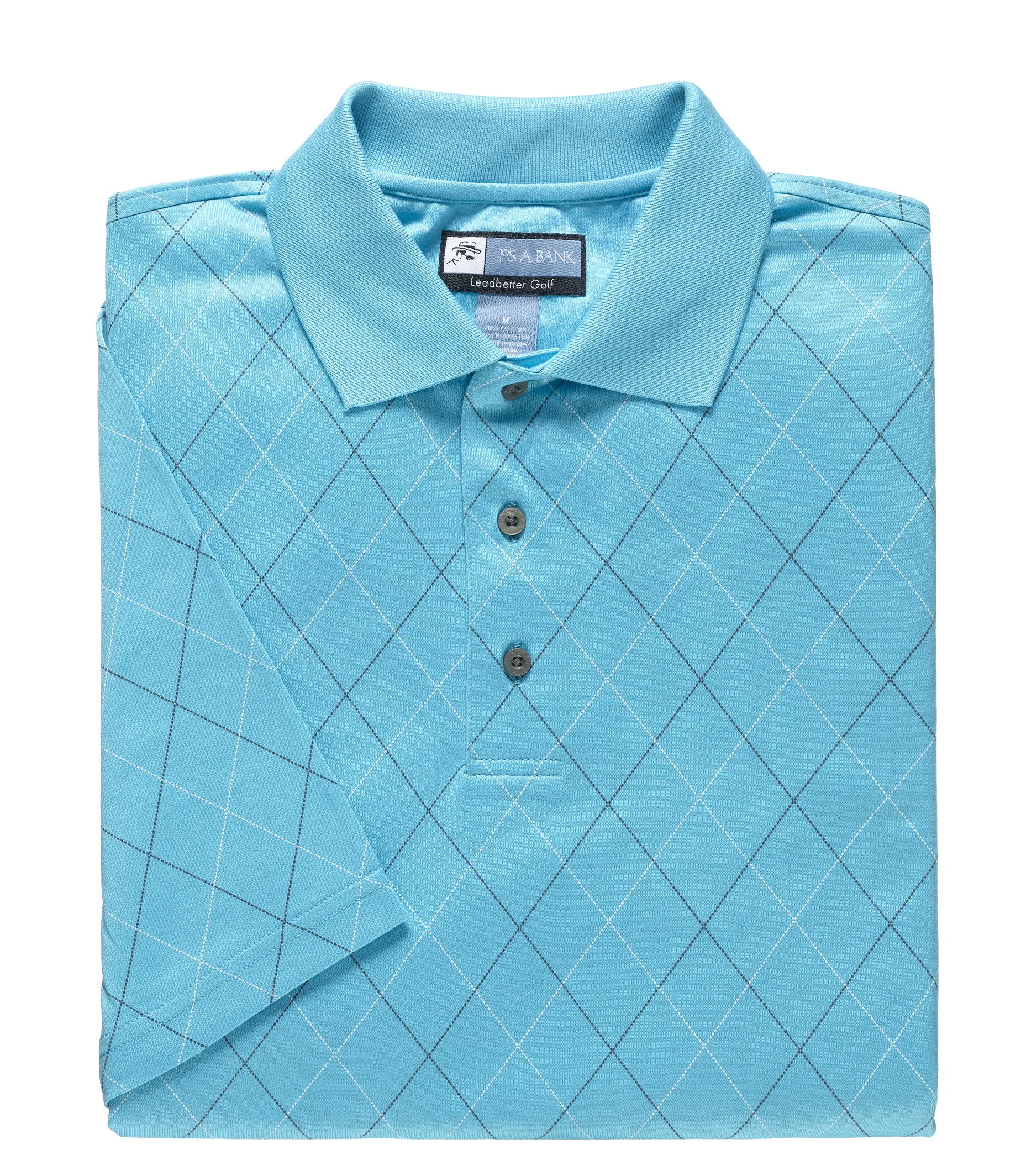 David Leadbetter Stays Cool Polo with Fast-Dry Fabric Big/Tall