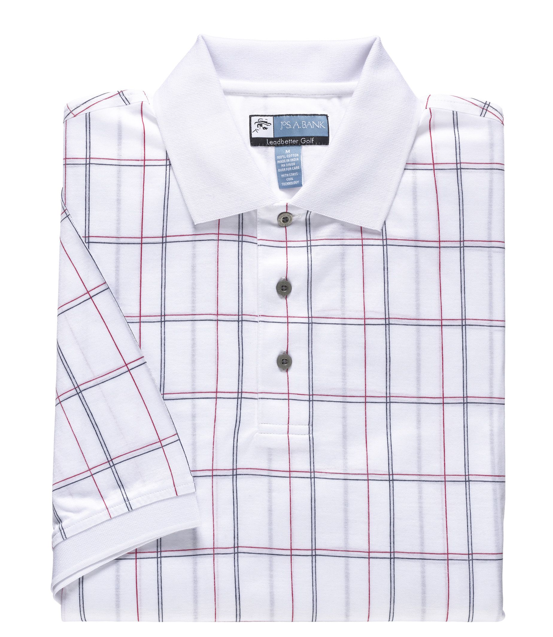 David Leadbetter Stays Cool Pattern Golf Polo