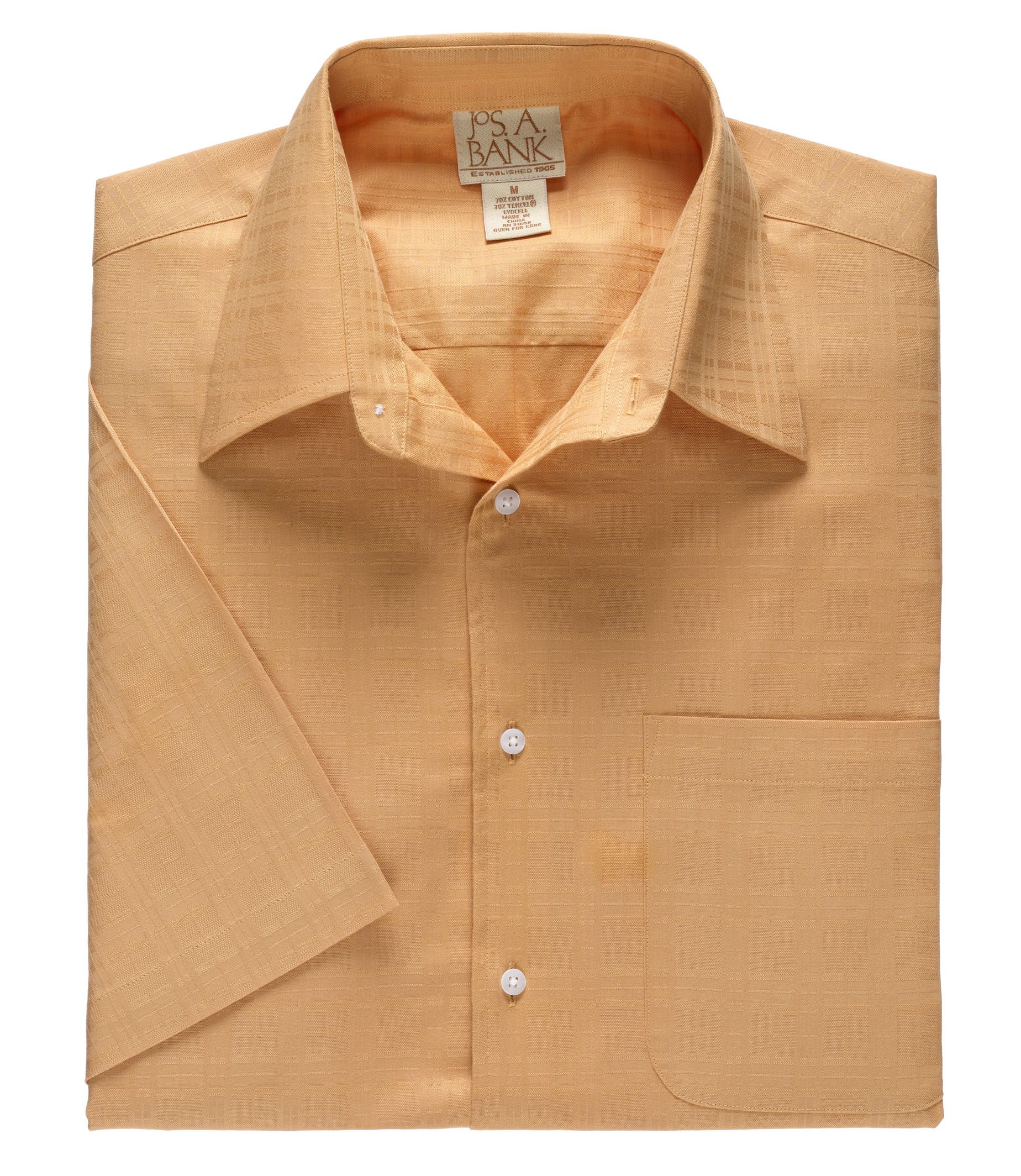 VIP Take it Easy Short Sleeve Point Collar Solid Sportshirt