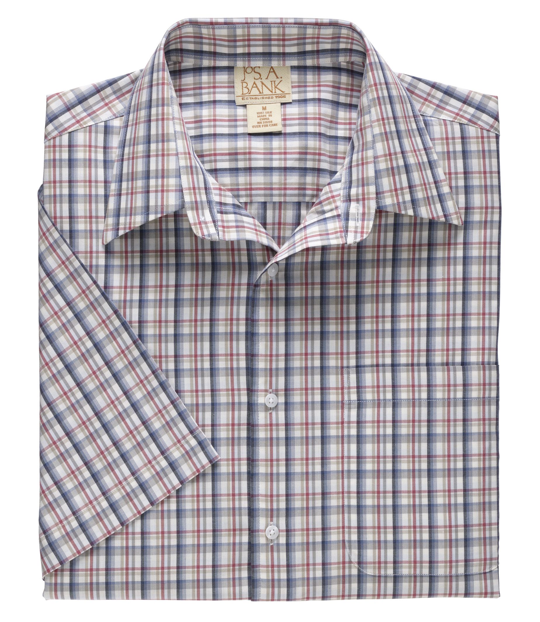 VIP Take it Easy Short Sleeve Point Collar Pattern Sportshirt