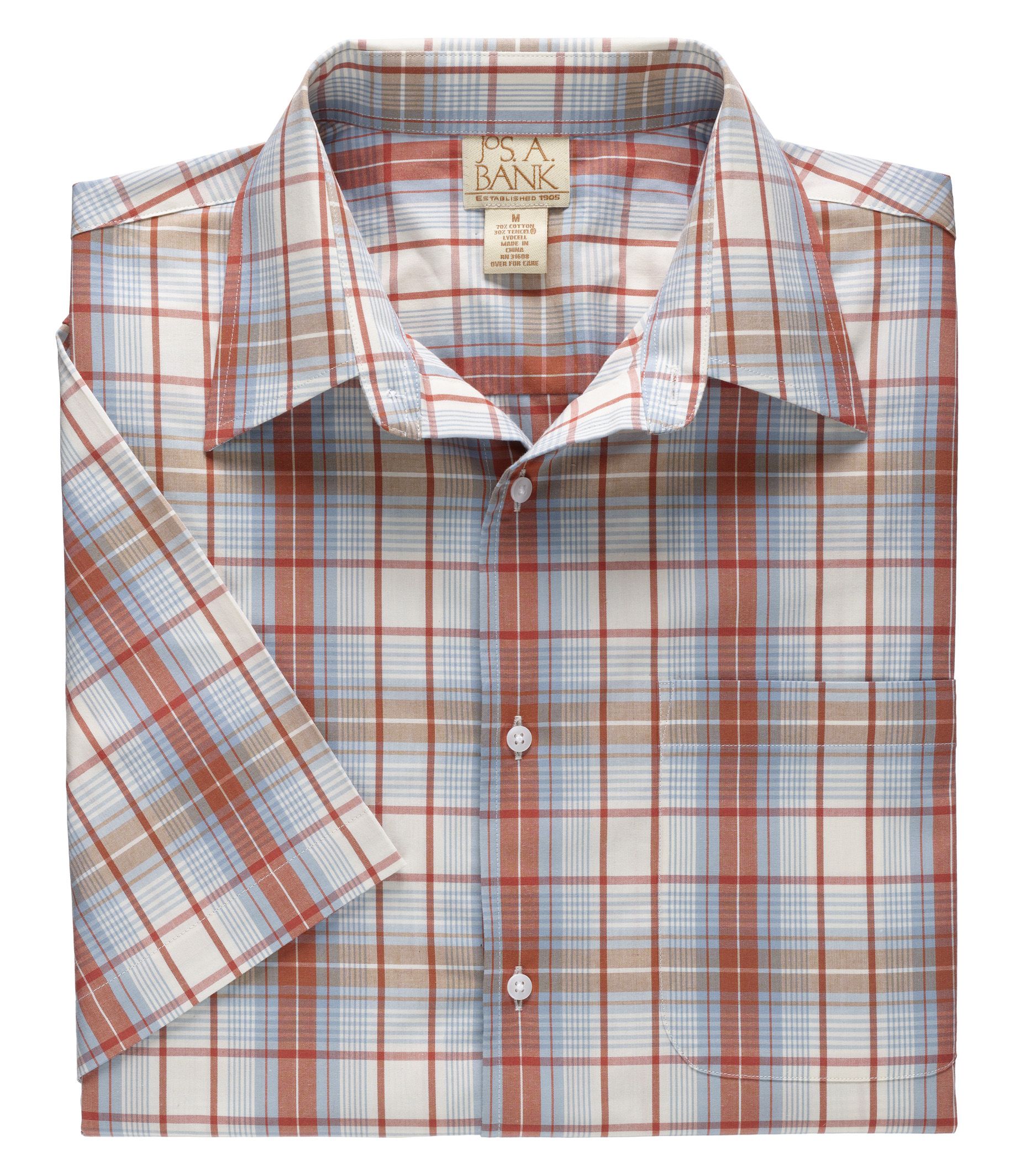 VIP Take it Easy Short Sleeve Point Collar Pattern Sportshirt