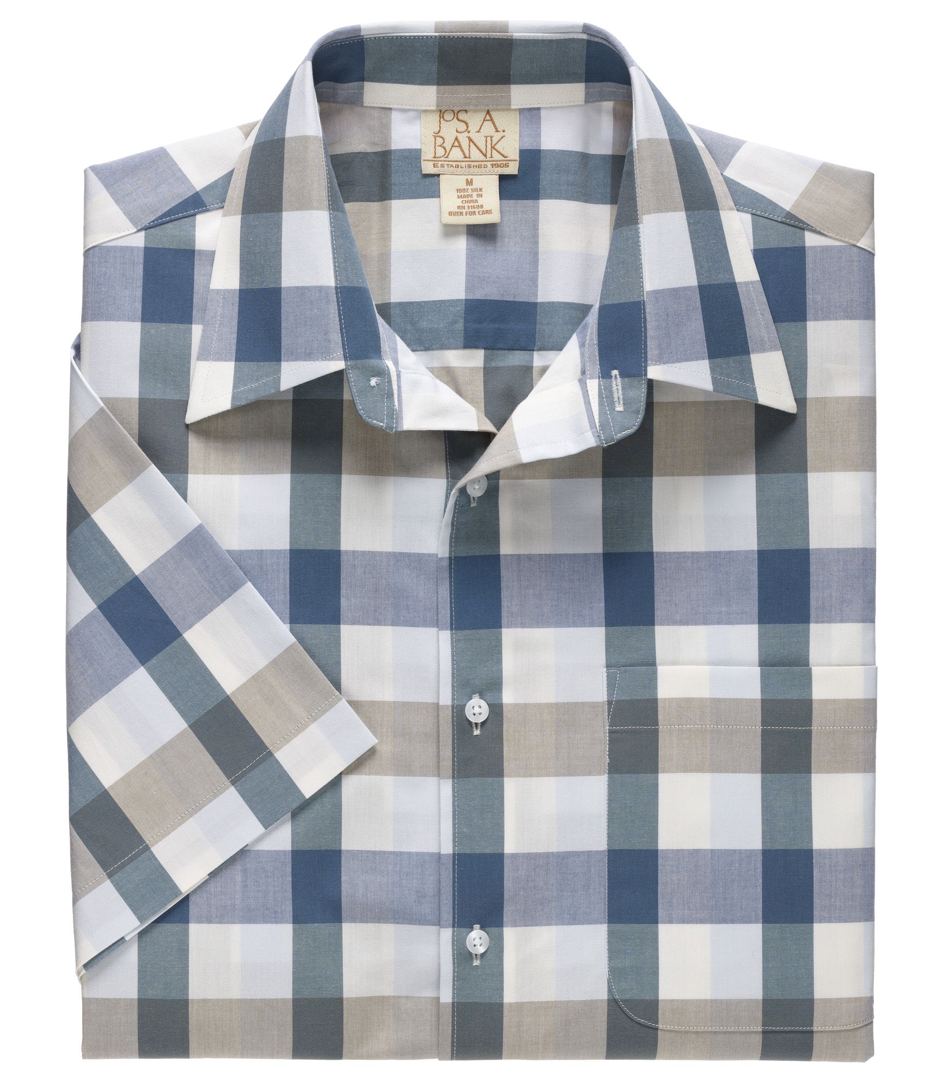 VIP Take it Easy Short Sleeve Point Collar Pattern Sportshirt