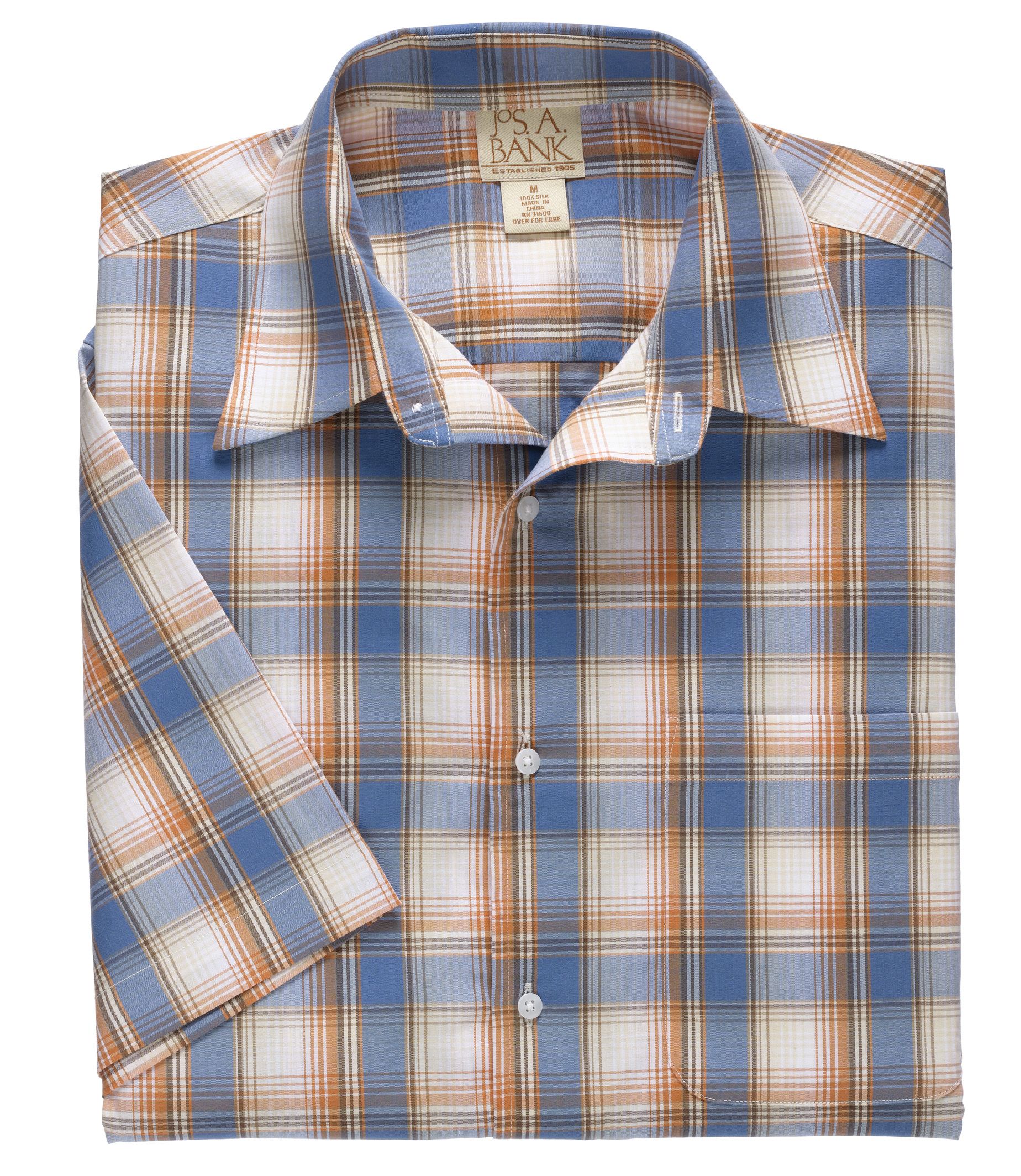 VIP Take it Easy Short Sleeve Point Collar Pattern Sportshirt