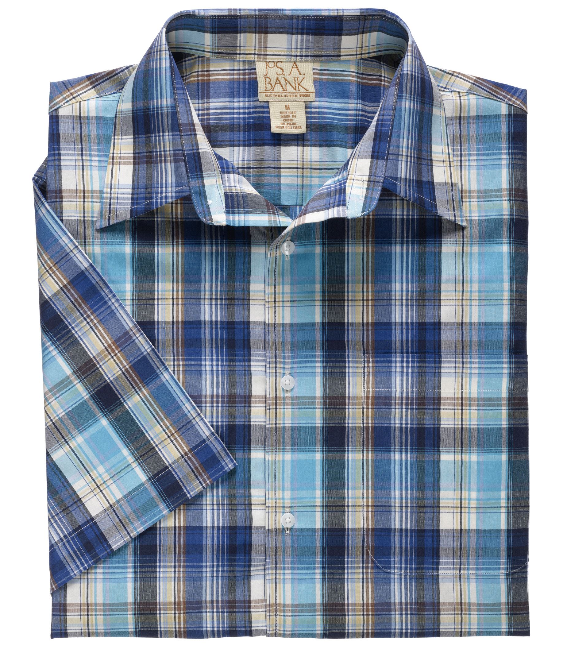 VIP Take it Easy Short Sleeve Point Collar Pattern Sportshirt