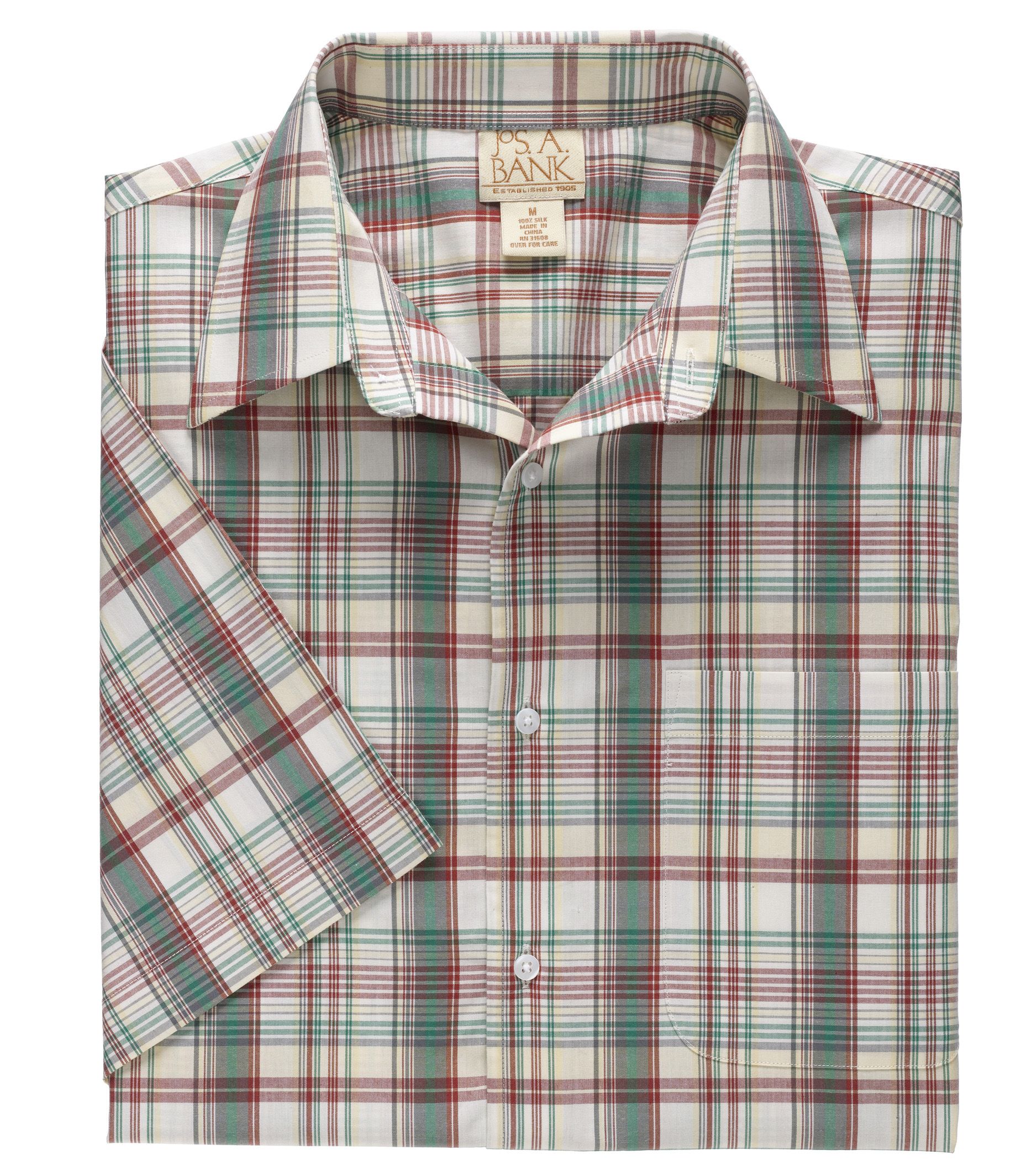 VIP Take it Easy Short Sleeve Point Collar Pattern Sportshirt