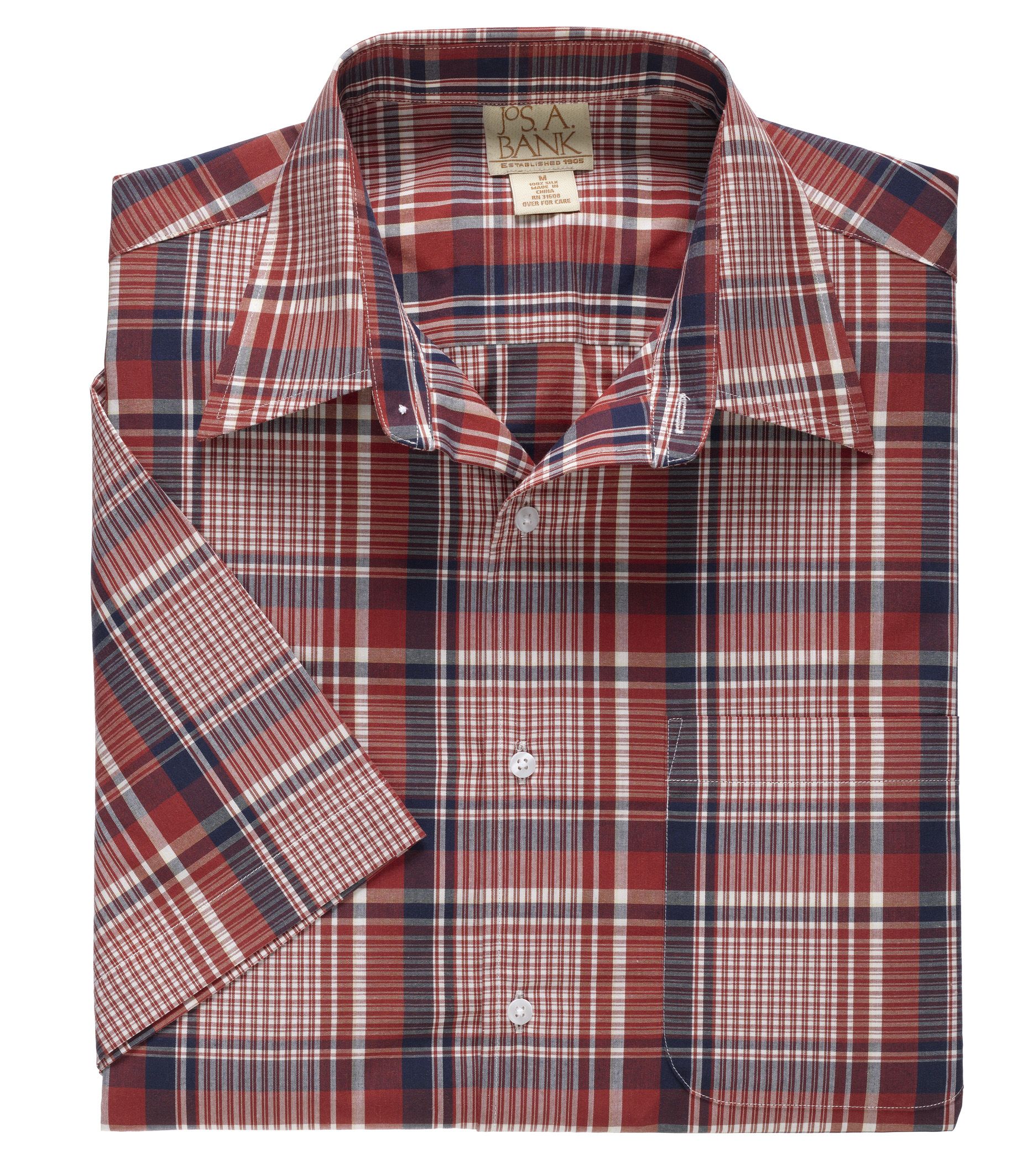 VIP Take it Easy Short Sleeve Point Collar Pattern Sportshirt