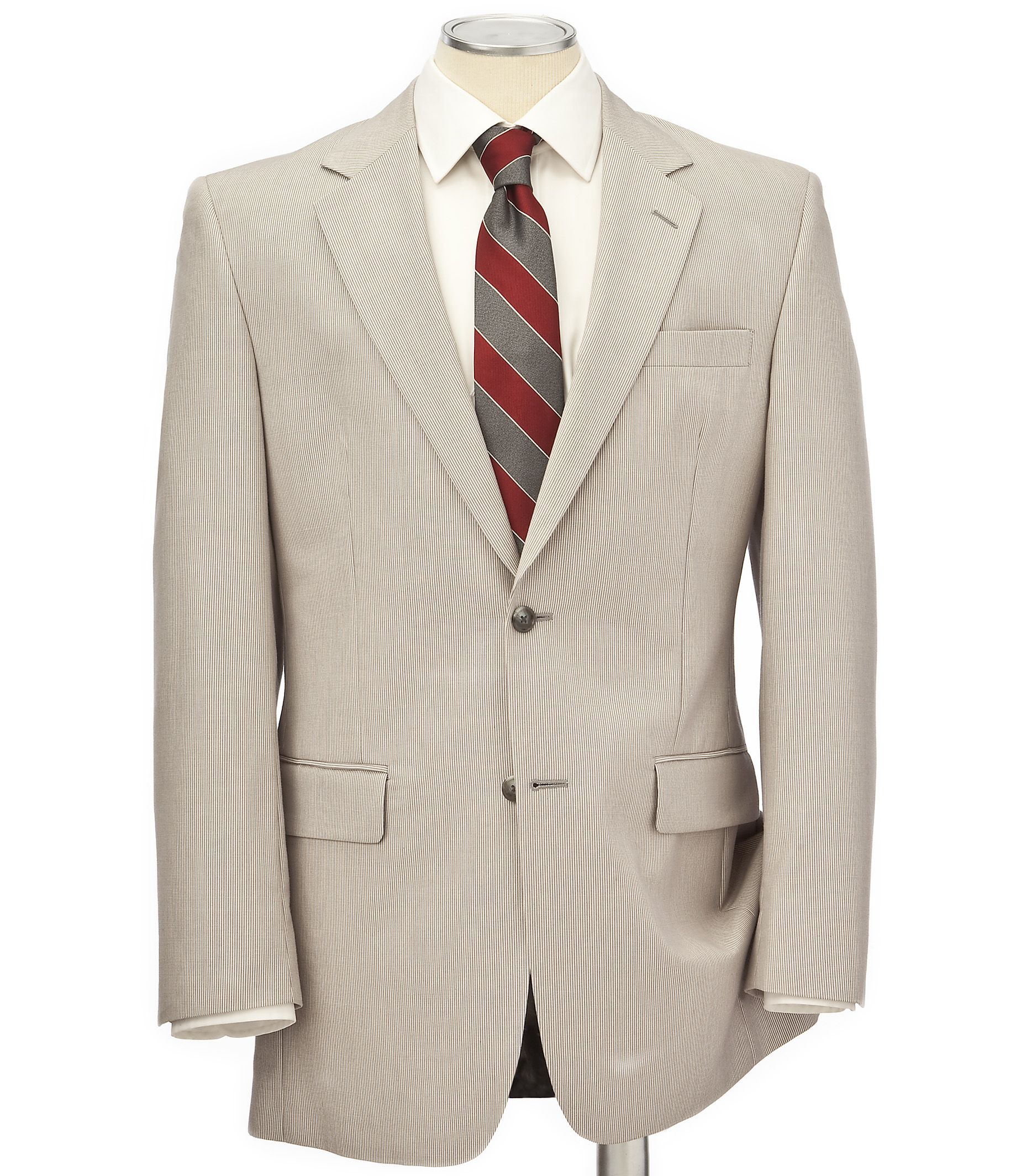 Tropical Blend 2 Button Suit with Plain Front Trousers