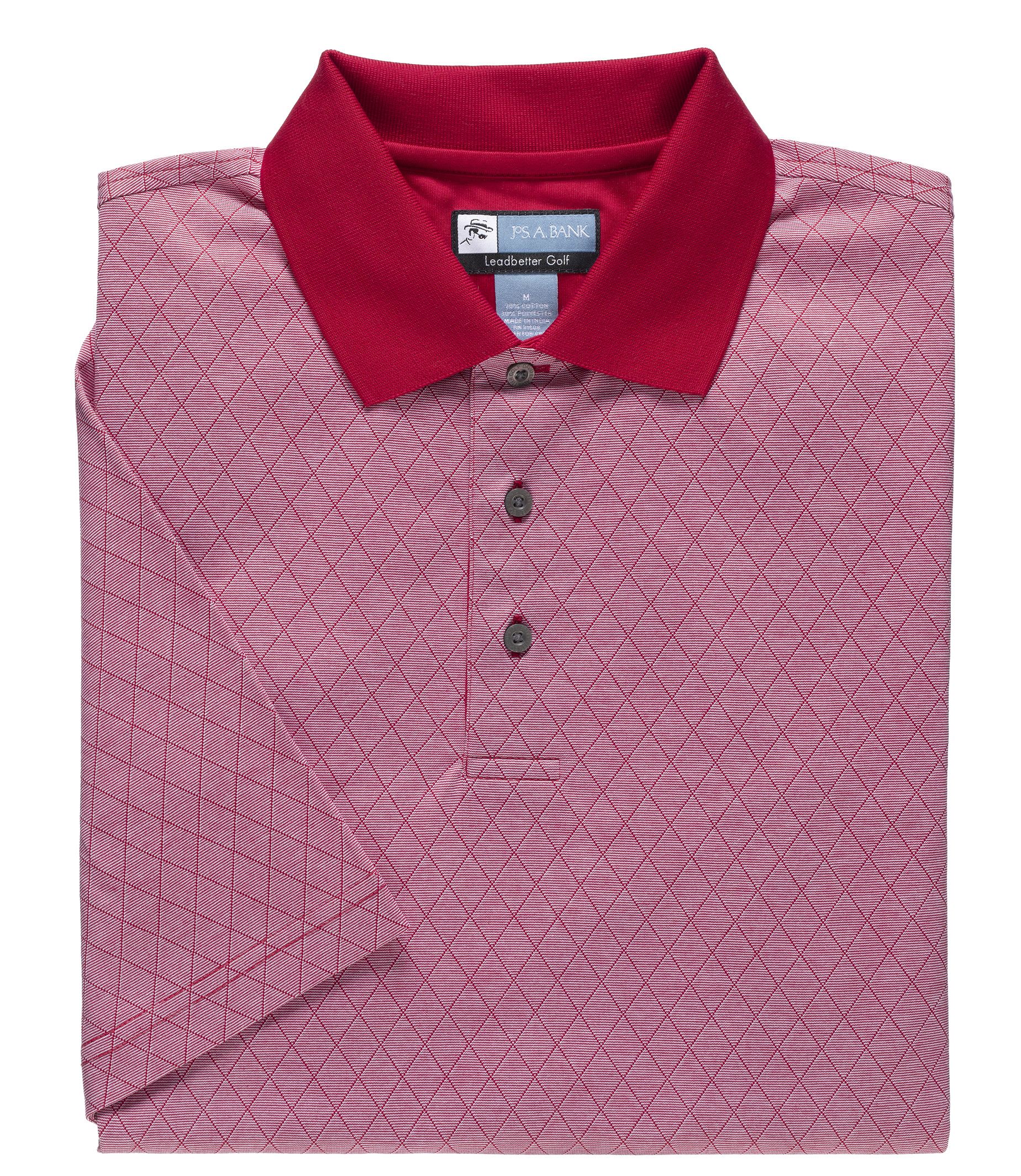 David Leadbetter Stays Cool Golf Polo with Fast-Dry Fabric