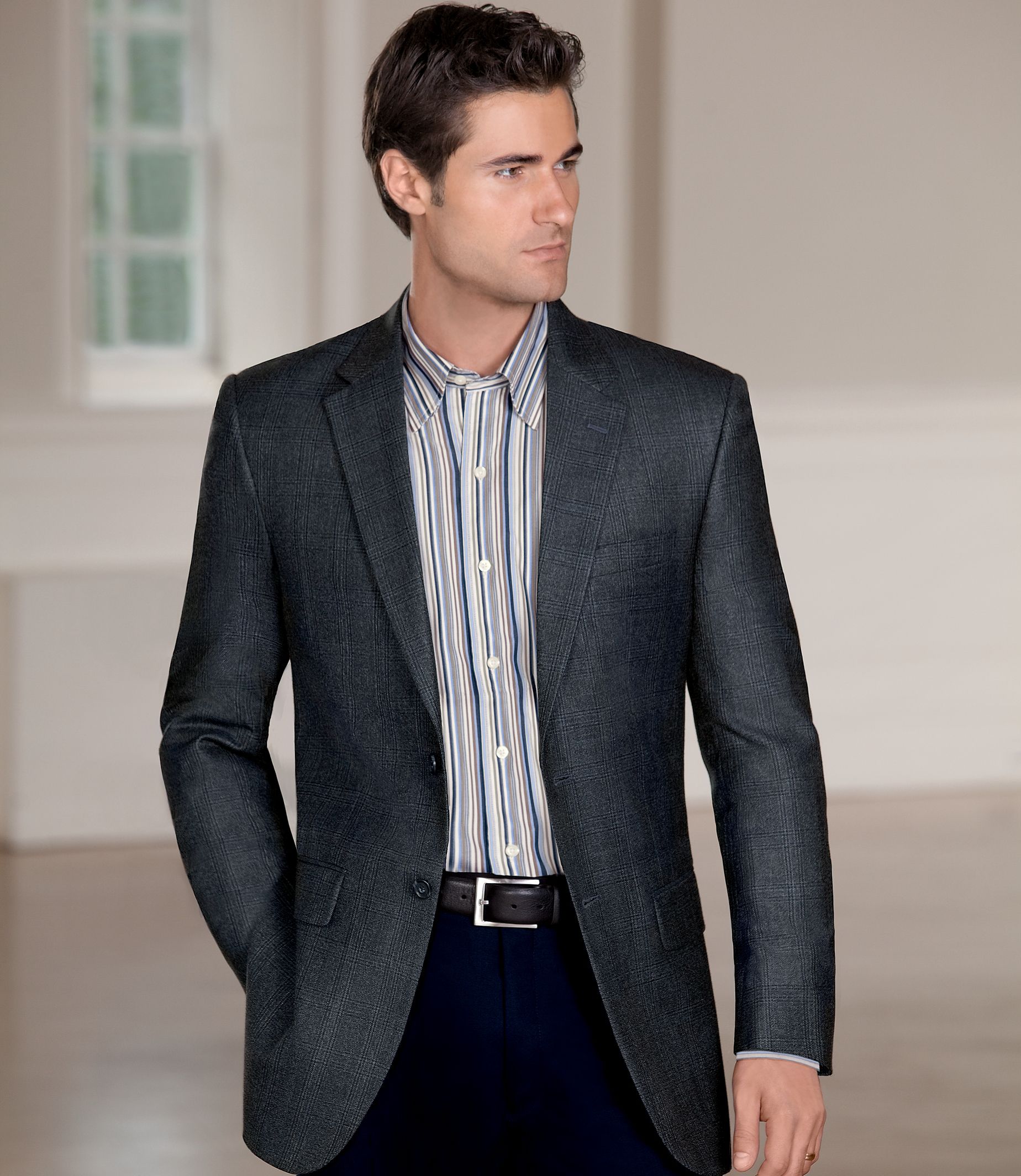 Traveler Wool Tailored Fit 2-Button Sportcoat