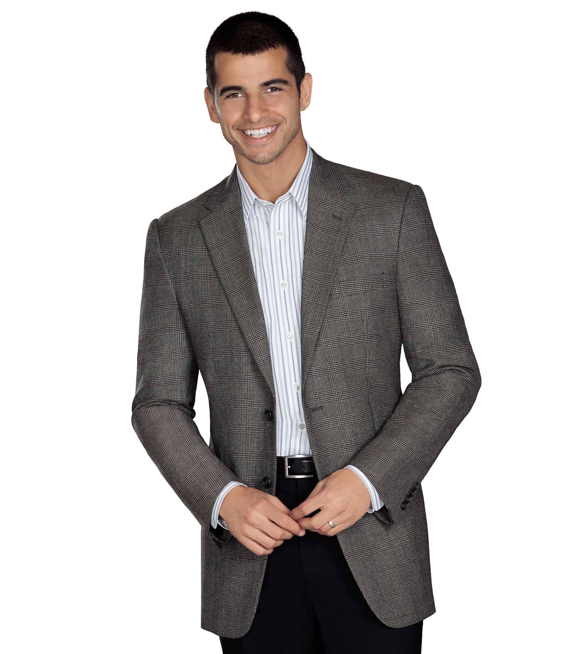 Traveler Wool Tailored Fit 2-Button Sportcoat - Sizes 44 X-Long-52
