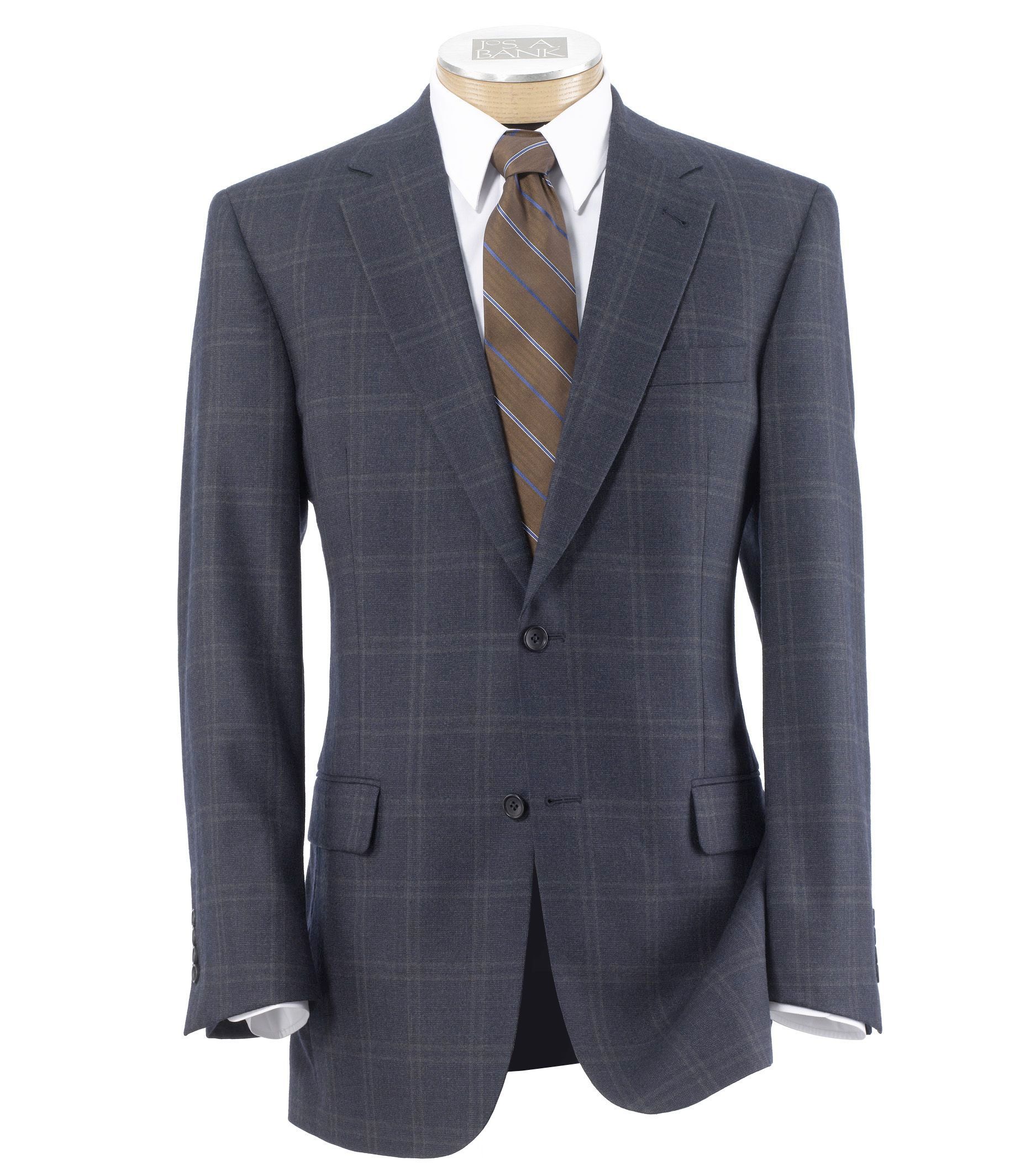 Signature 2-Button Wool Patterned Sportcoat