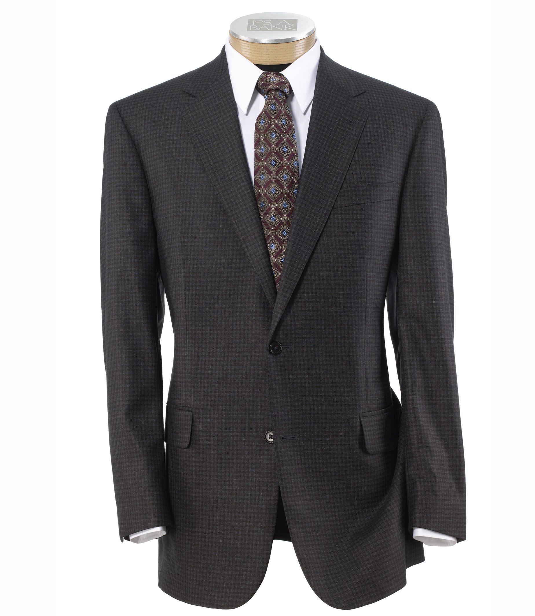 Signature 2-Button Wool Patterned Sportcoat