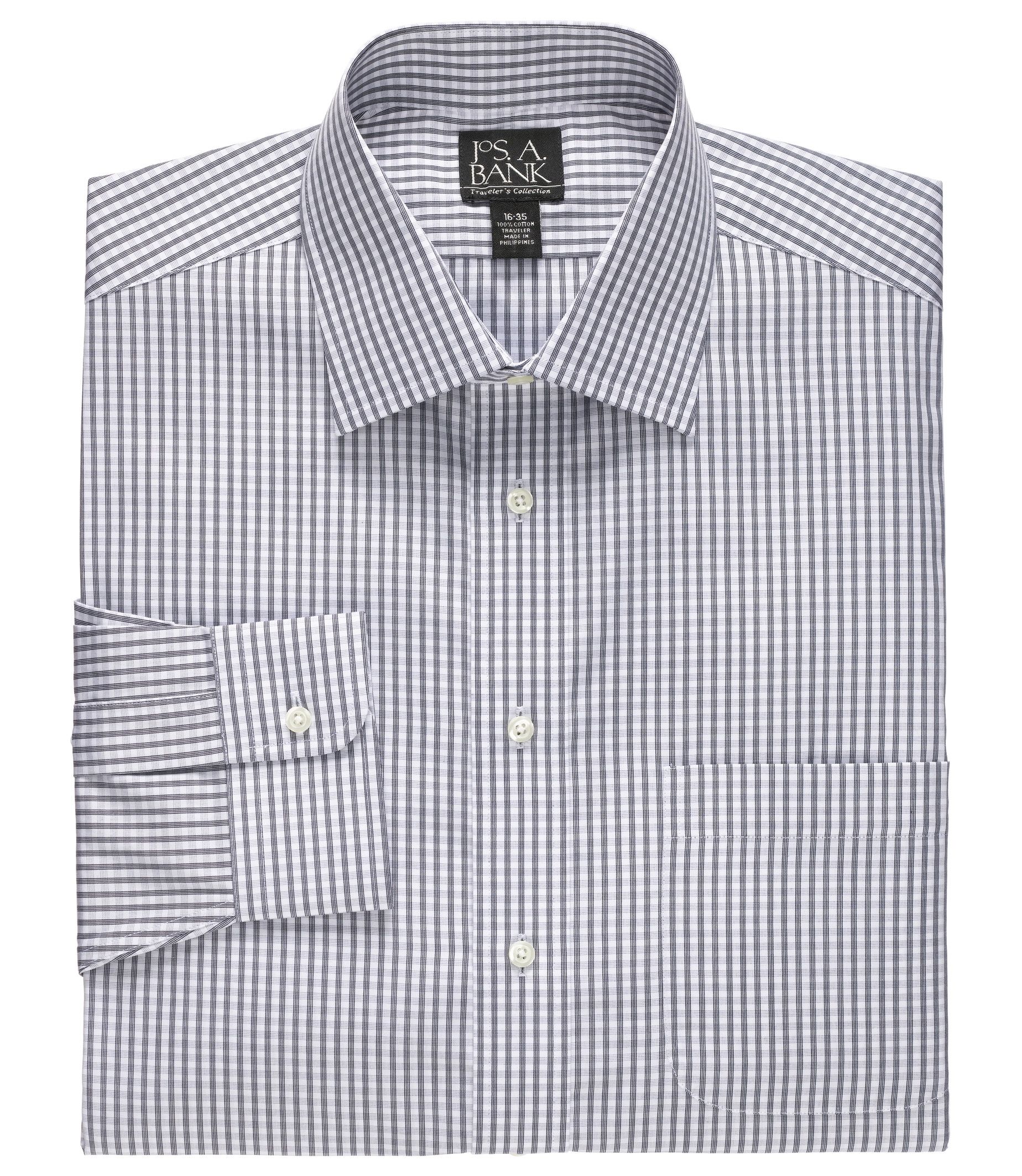 Traveler Spread Collar Dress Shirts Big or Tall
