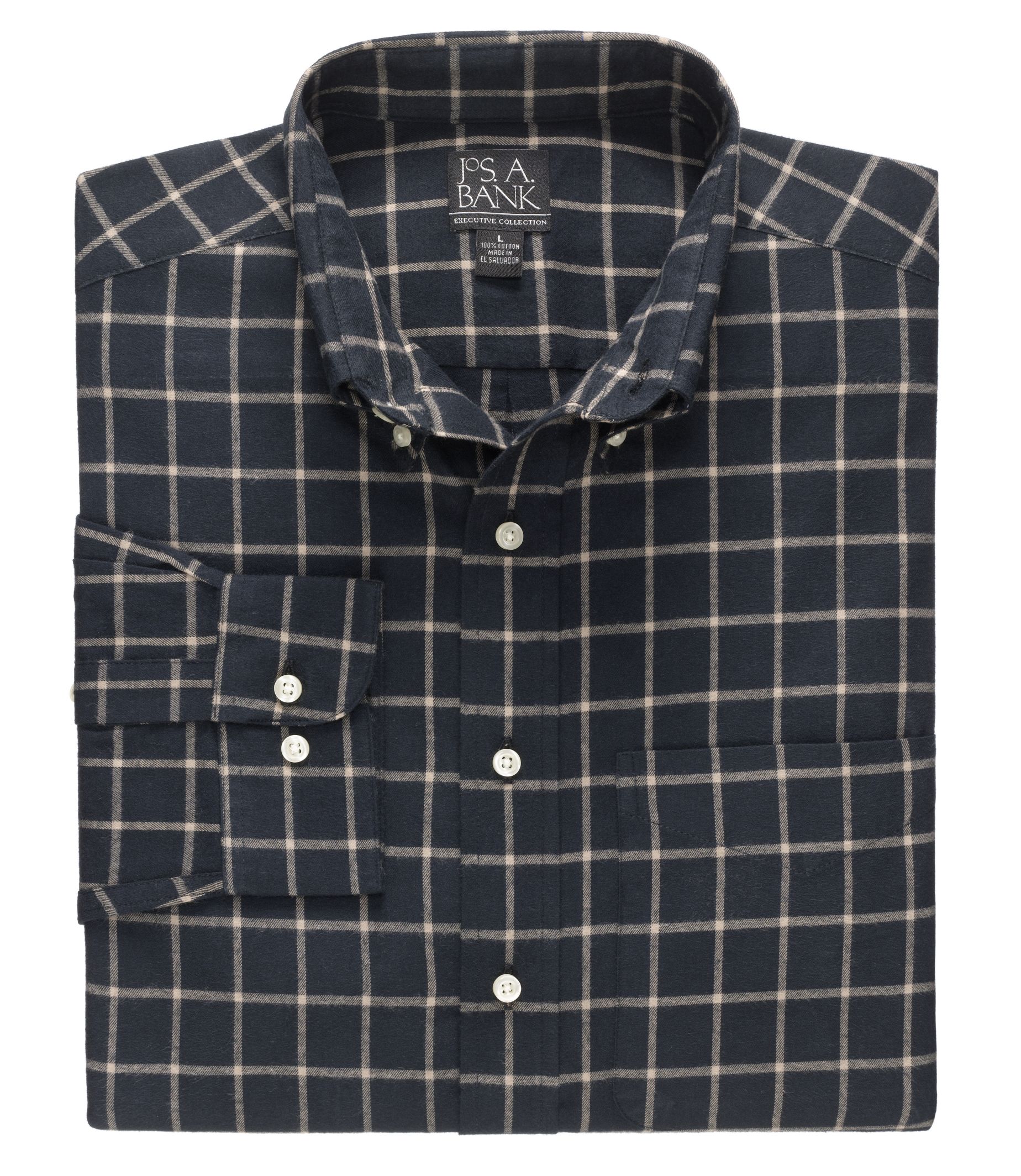 Executive Long Sleeve Cotton Sportshirt