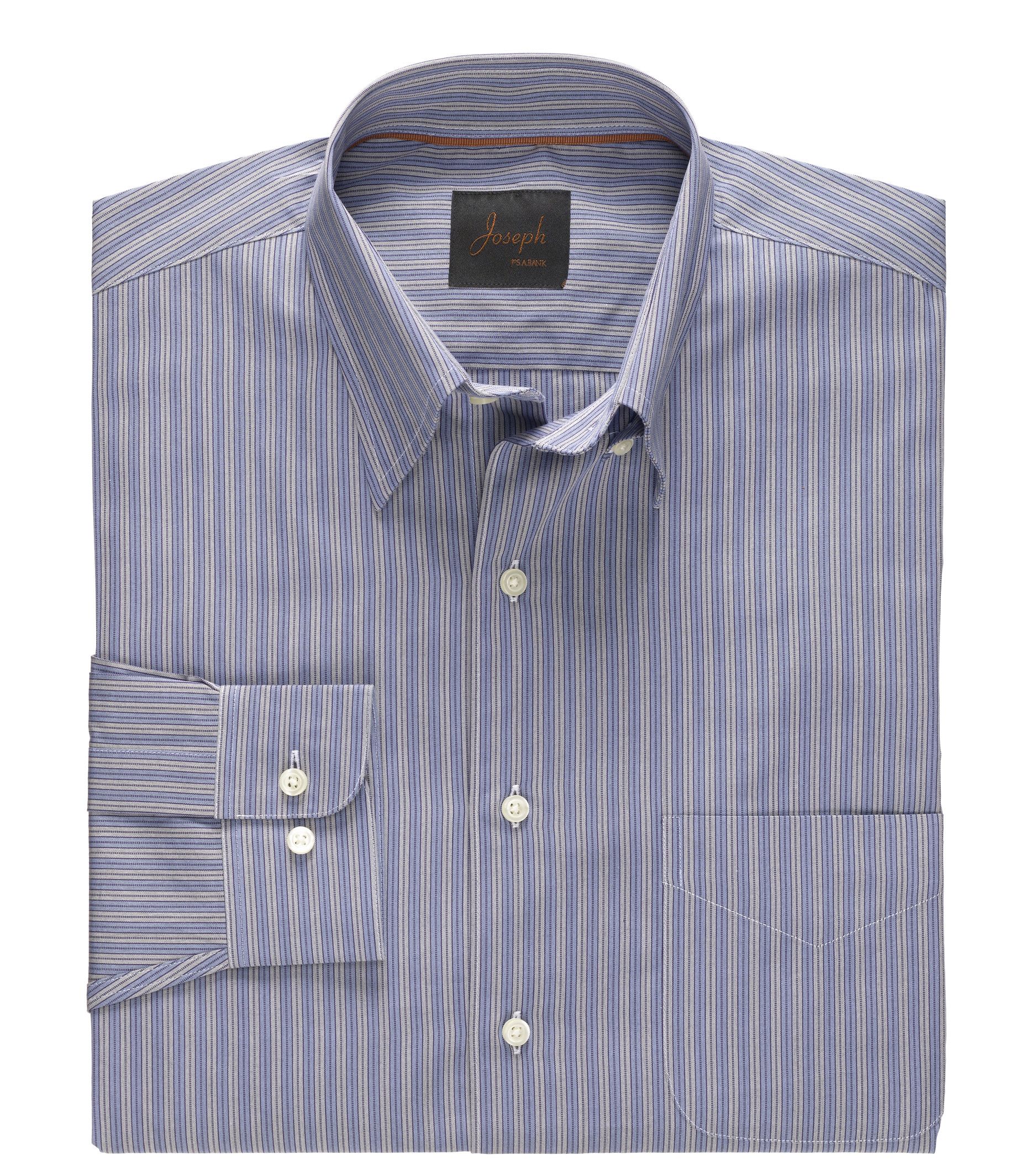Joseph Long-Sleeve Hidden Buttondown Collar Sportshirt Tailored Fit