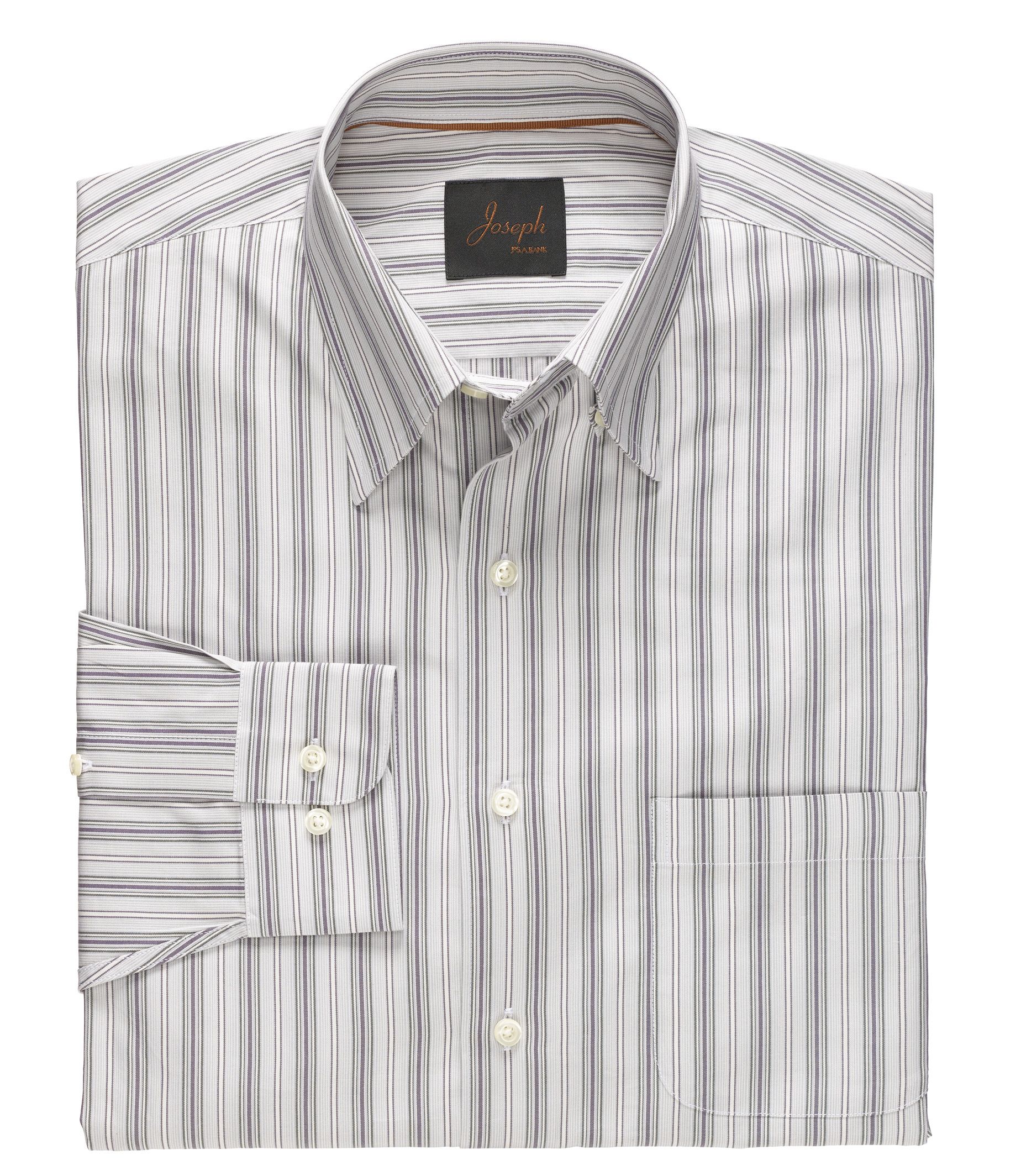 Joseph Long-Sleeve Hidden Buttondown Collar Sportshirt Tailored Fit