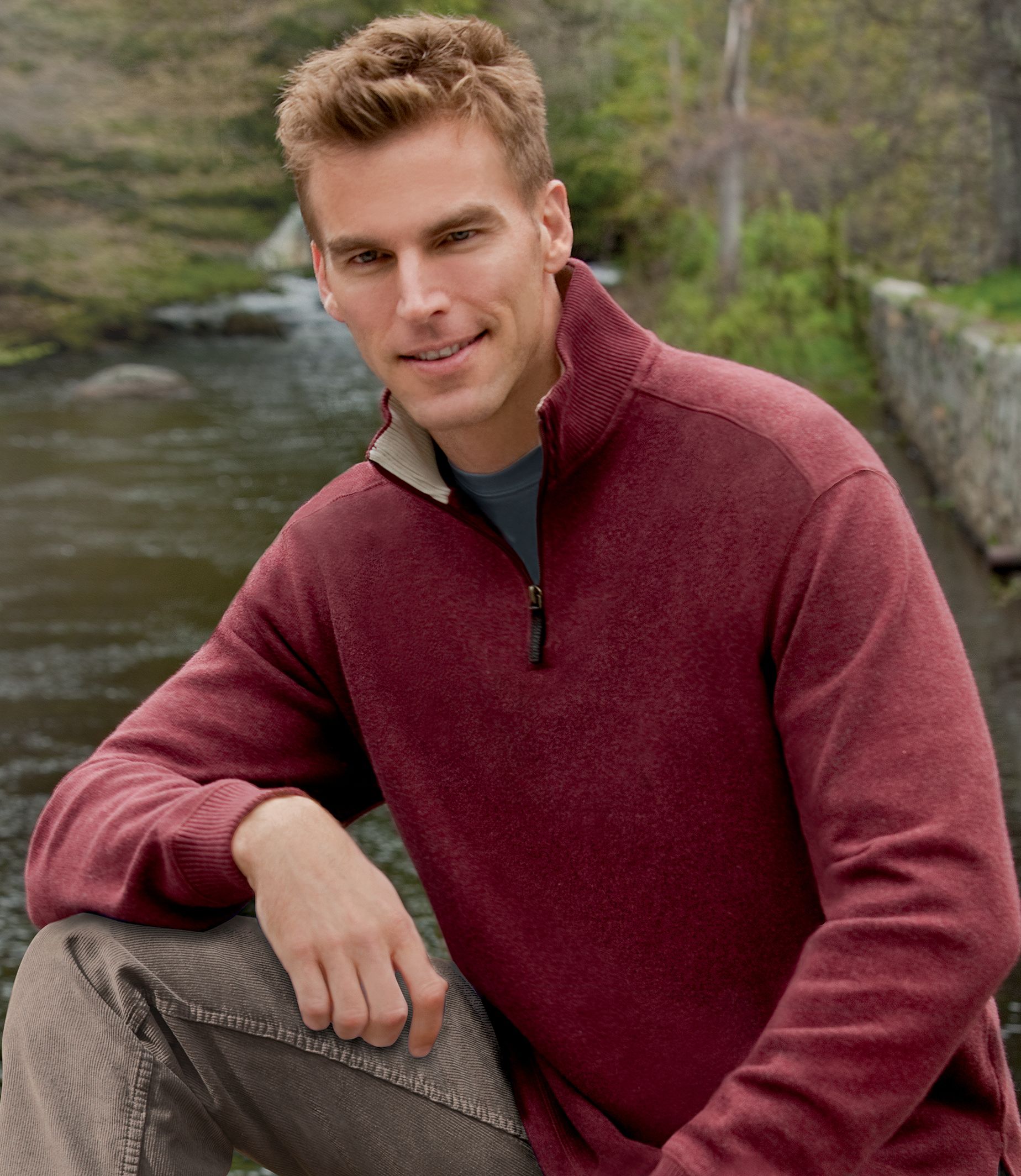 VIP Long-Sleeve Half-Zip Traditional Size