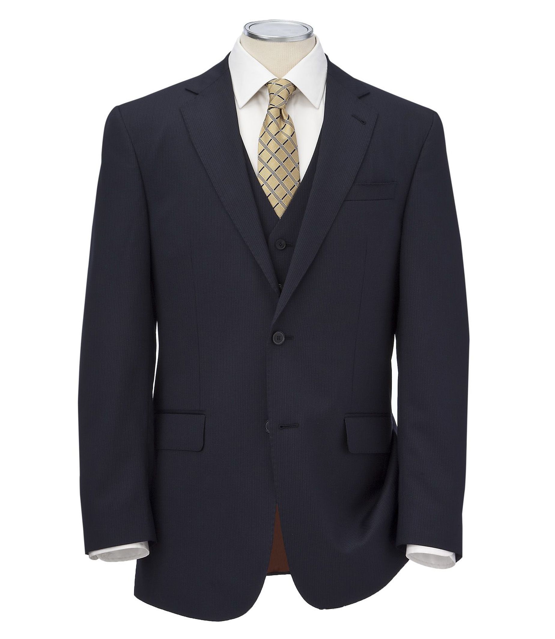 Joseph 2 Button Wool Vested Suit with Pleated Trousers - Sizes 44 X-Long-52