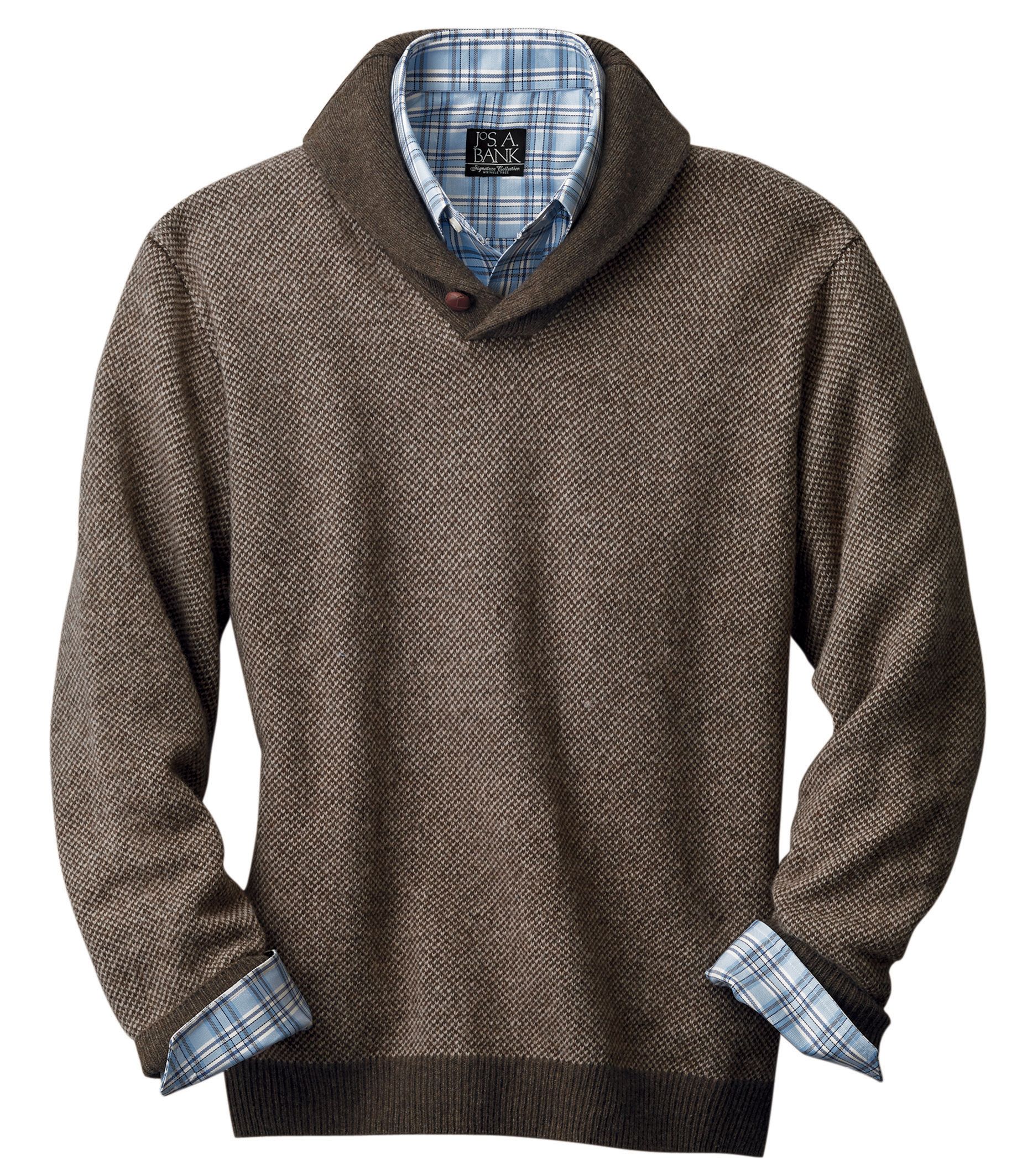 vinson shawl collar sweater