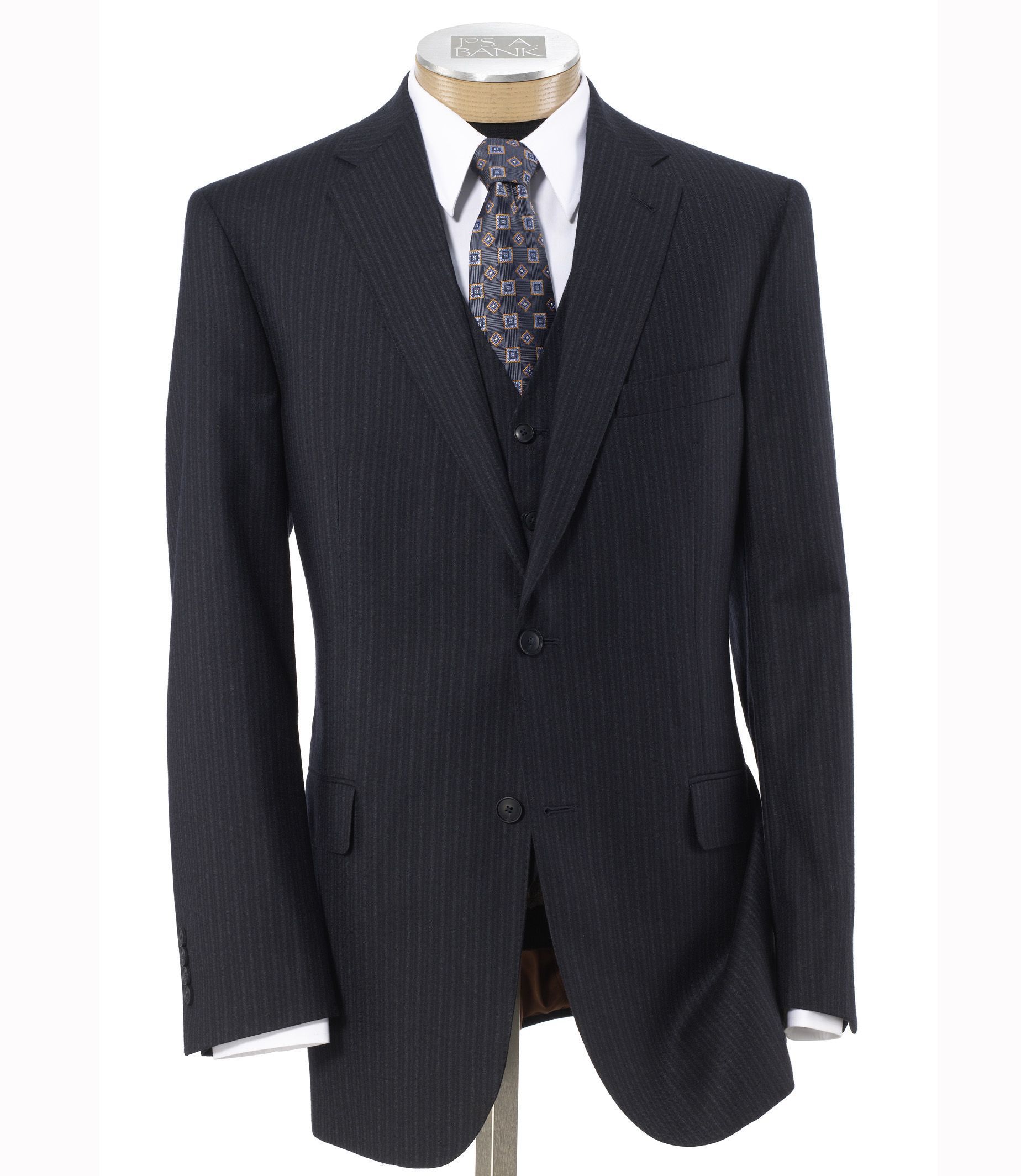 Joseph 2 Button Wool Vested Suit with Pleated Trousers - Sizes 44 X-Long-52