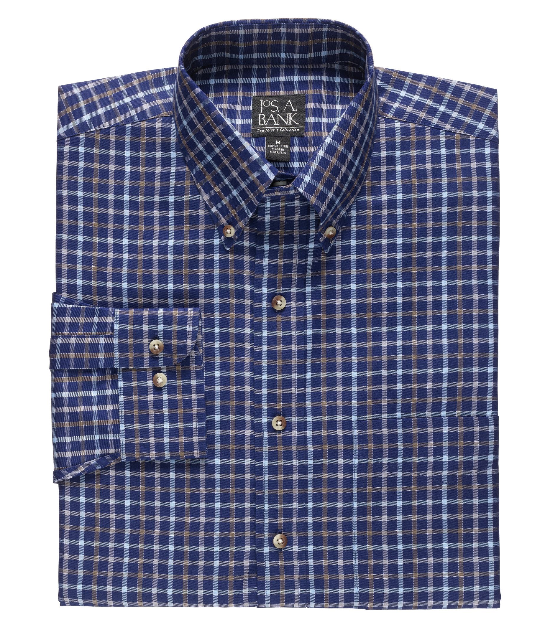 Traveler Long-Sleeve Buttondown Sportshirt