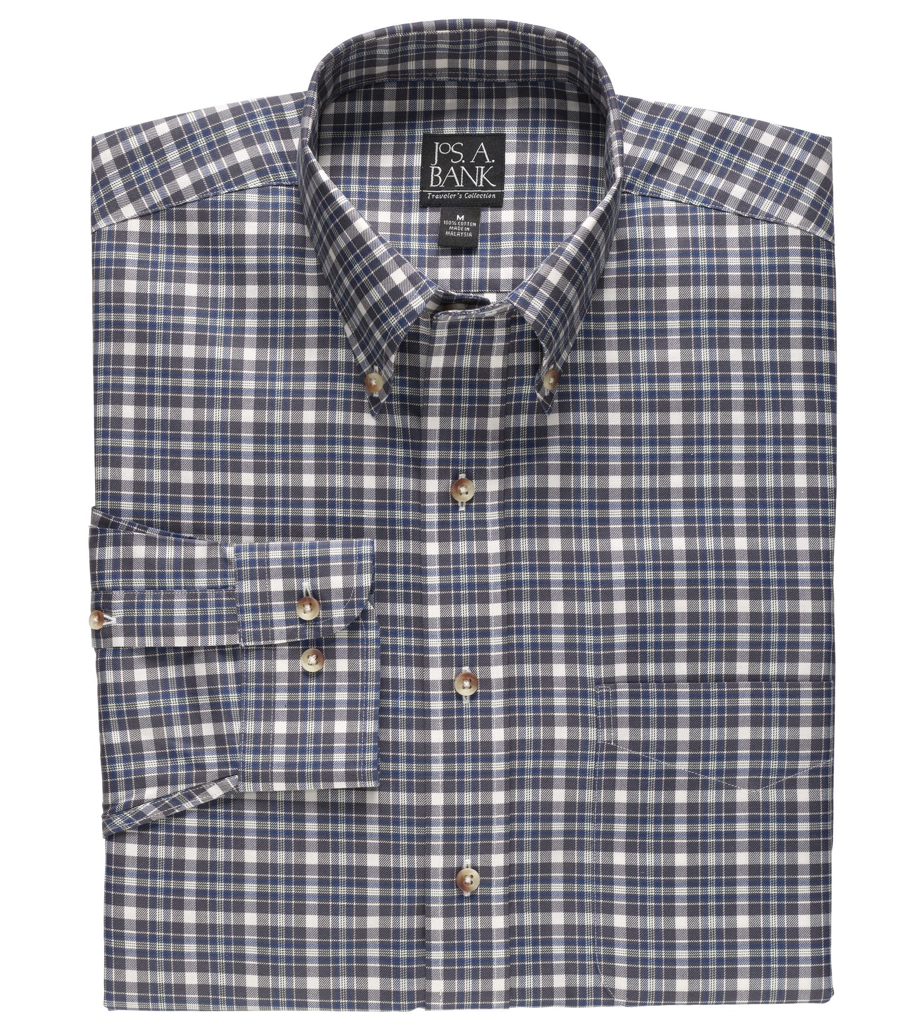 Traveler Long-Sleeve Buttondown Sportshirt
