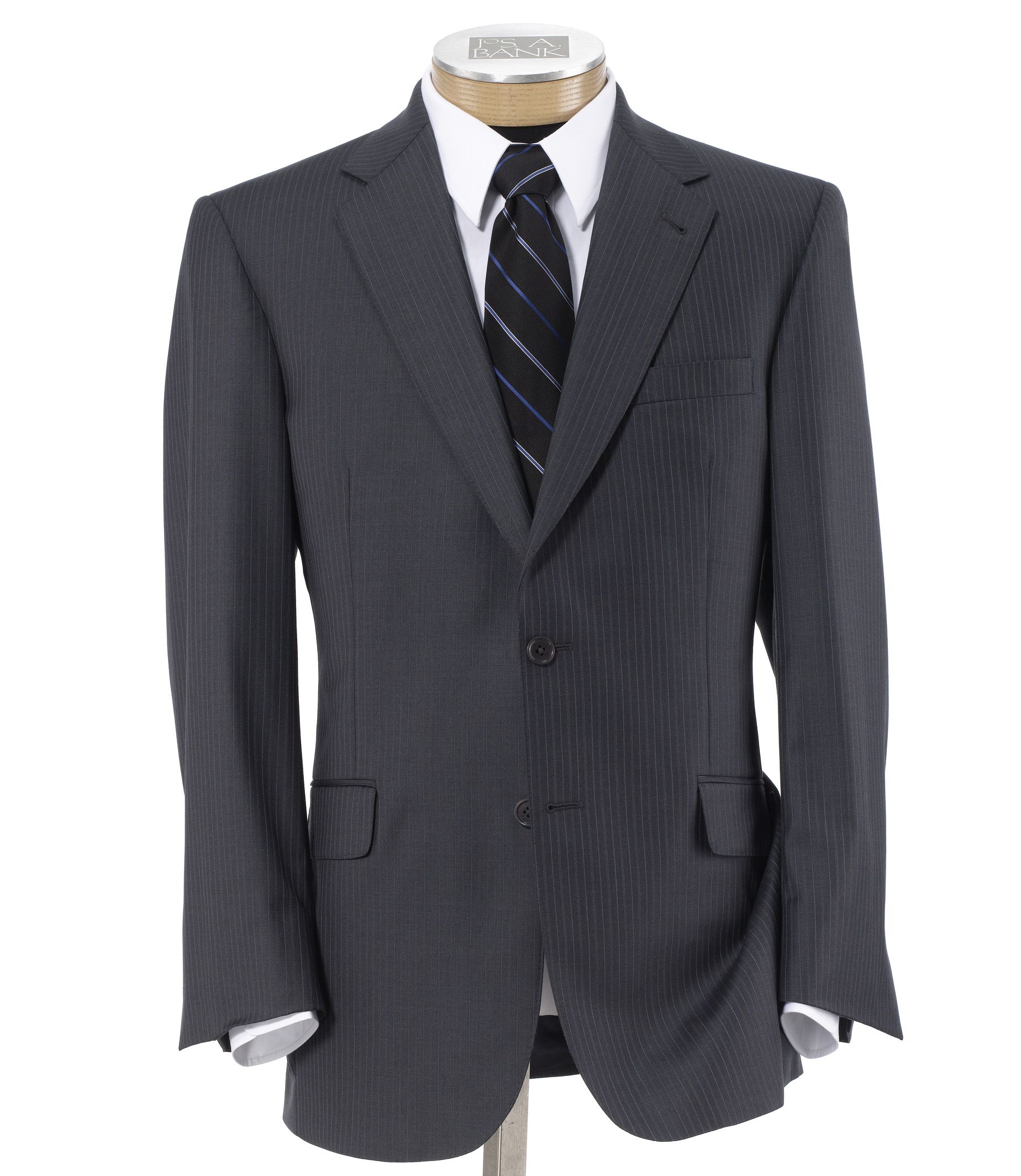 Signature Gold 2-Button 150's Wool Pleated Suit - Sizes 44 X-Long-52