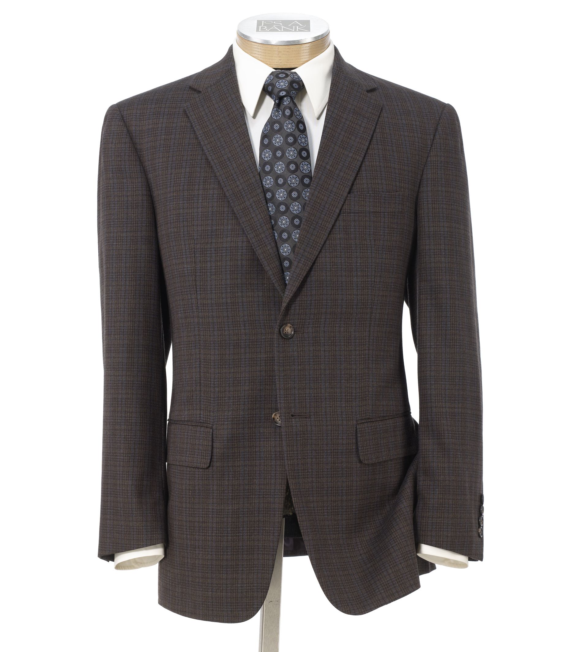 Traveler Wool Tailored Fit 2-Button Sportcoat Extended Size