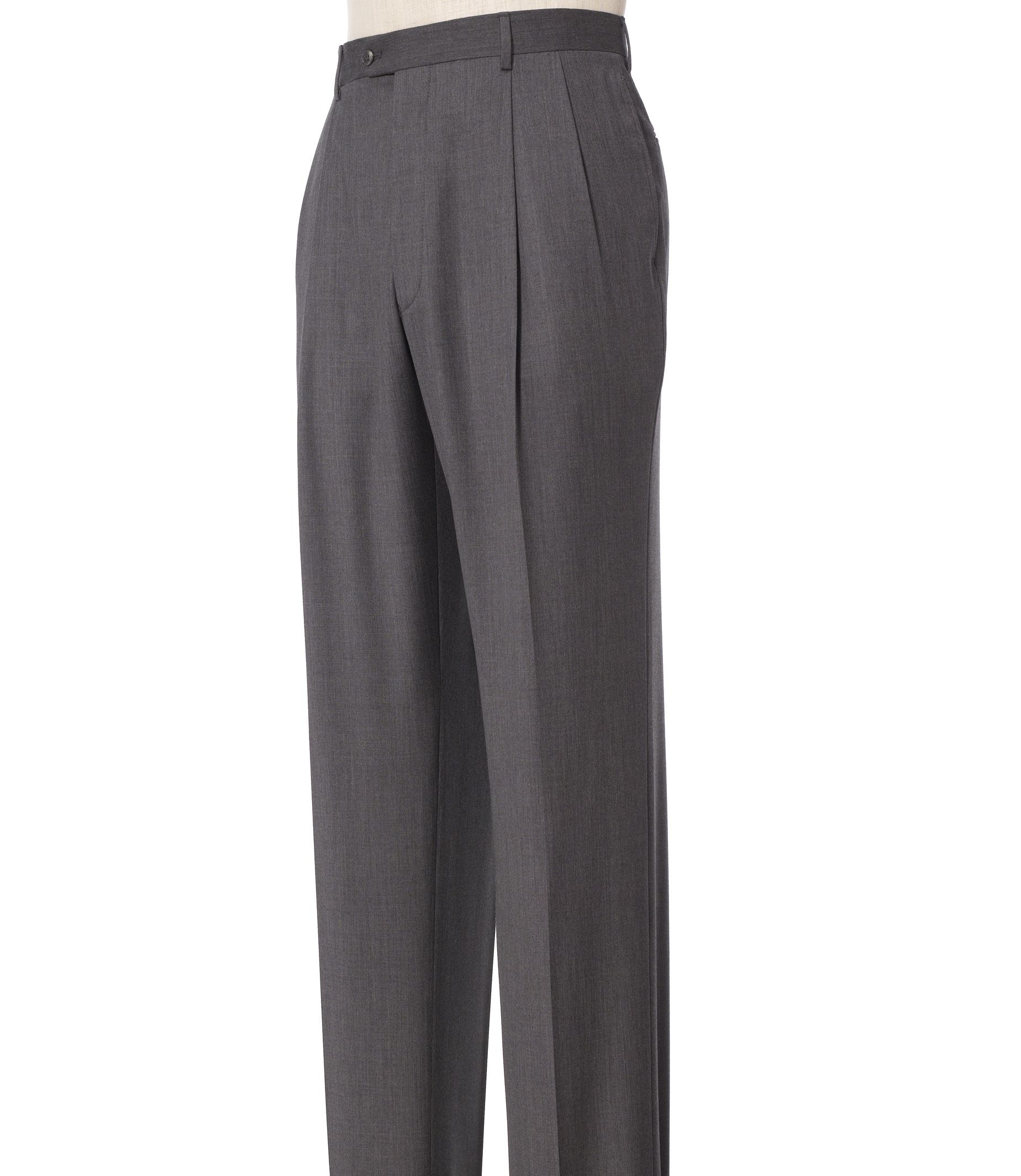 Signature Gold Pleated Trousers - Sizes 44-48